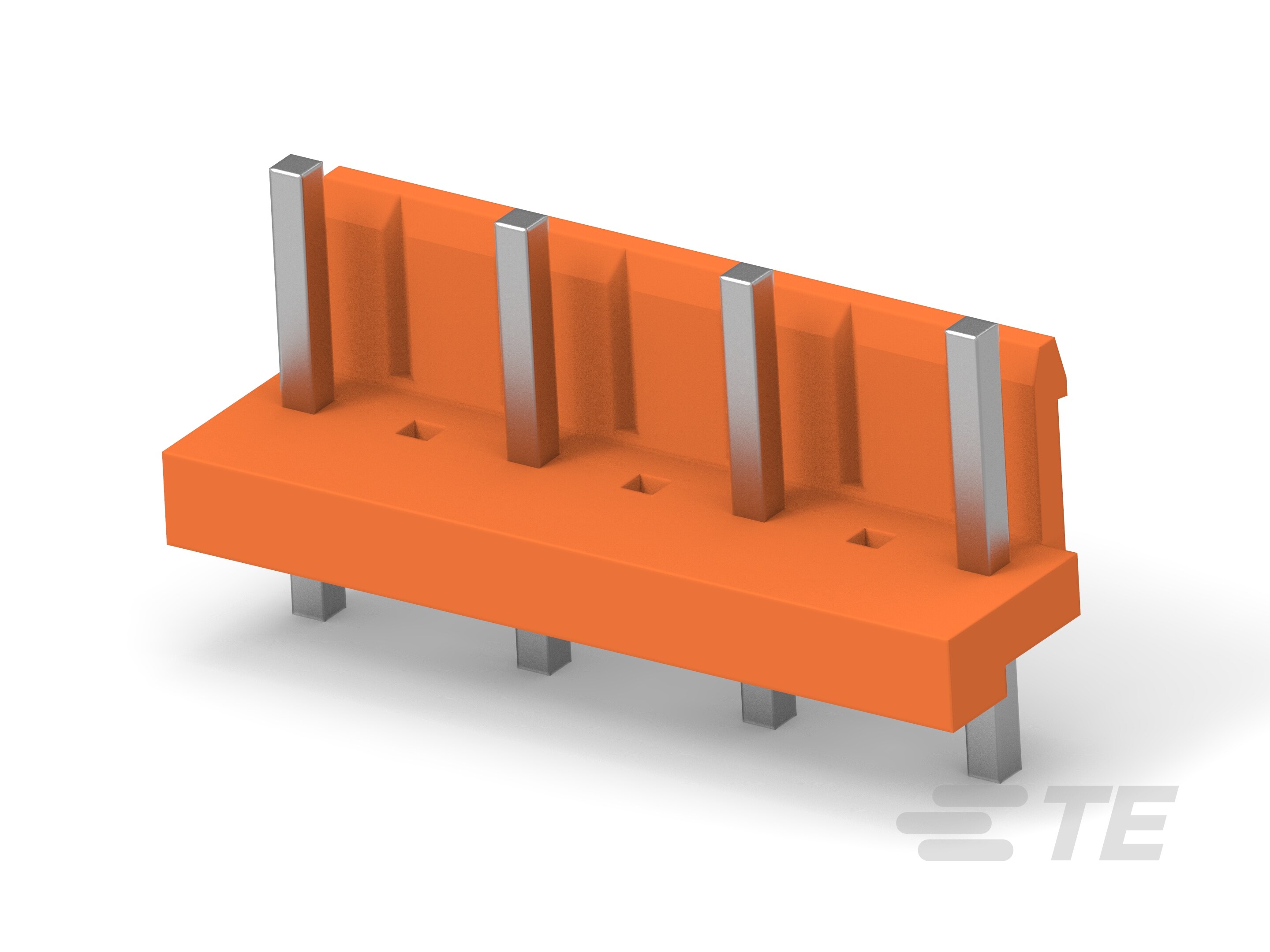 EP CONN.HDR ASSY 4/7P ORANGE (NO.2,4,6 P-9-1123724-4