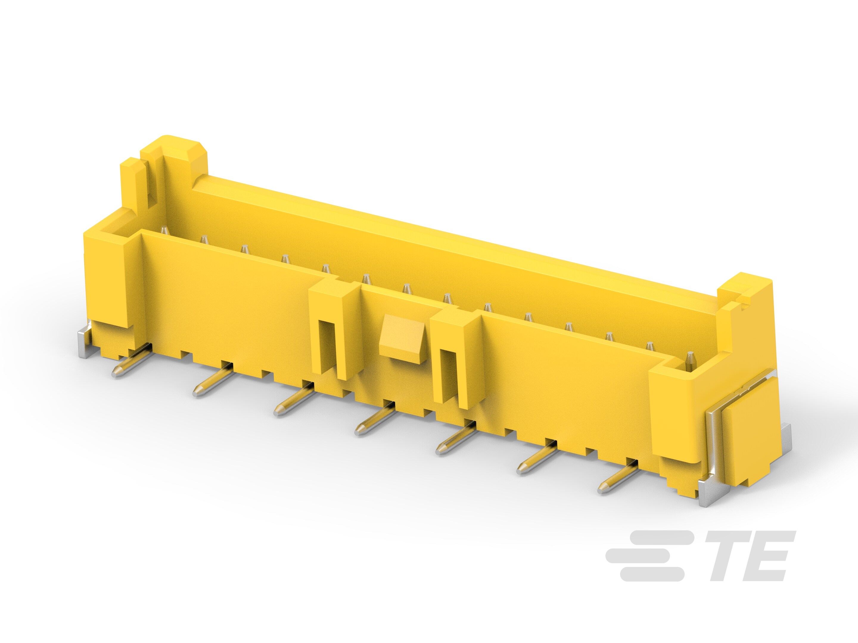 EP2.5 single row SMT header,14P,yellow-9-2365497-4