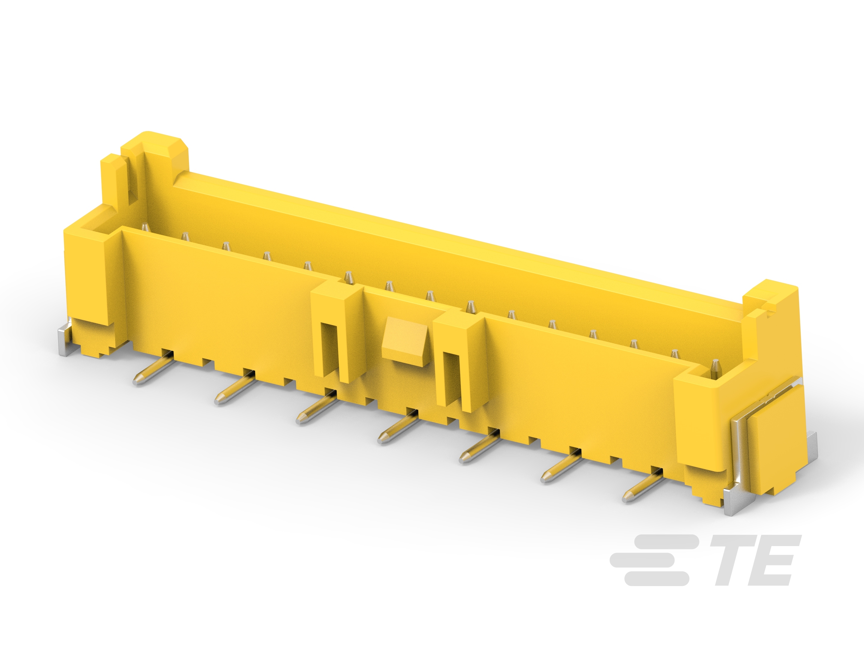 EP2.5 single row SMT header,15P,yellow-9-2365497-5