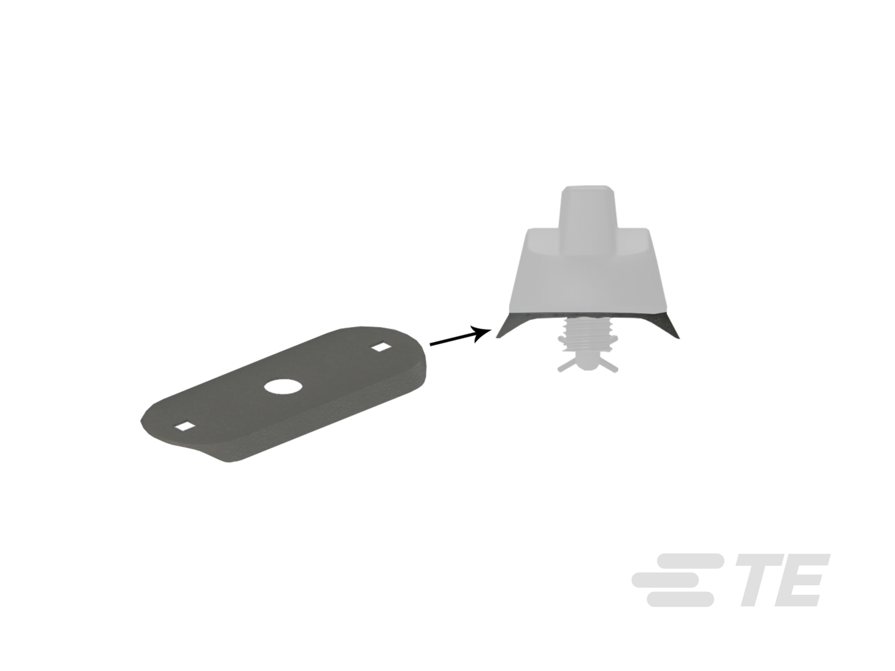 ANT, MOUNT, RUBBER PAD-BKIT-VFX69383-003