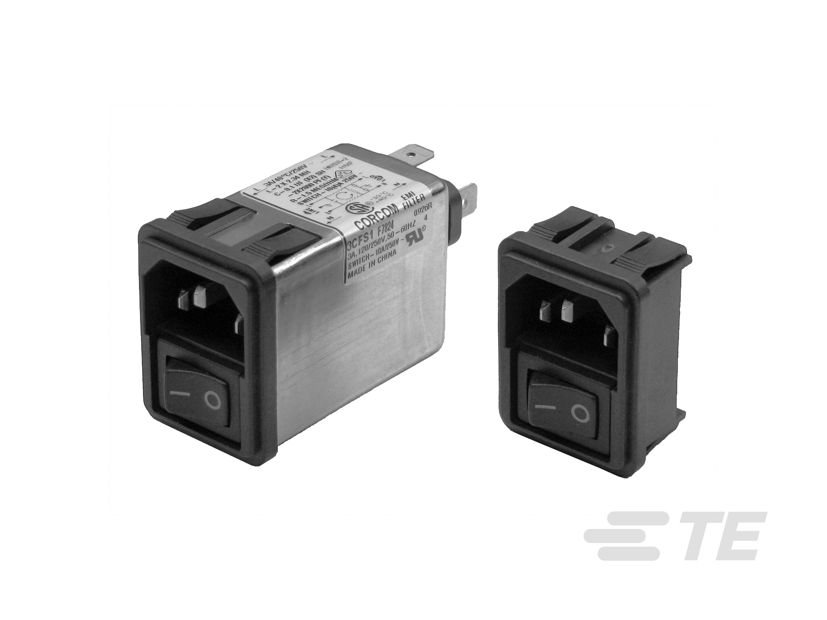 IEC Unfiltered Inlets, Corcom C Series-CAT-C8114-C101