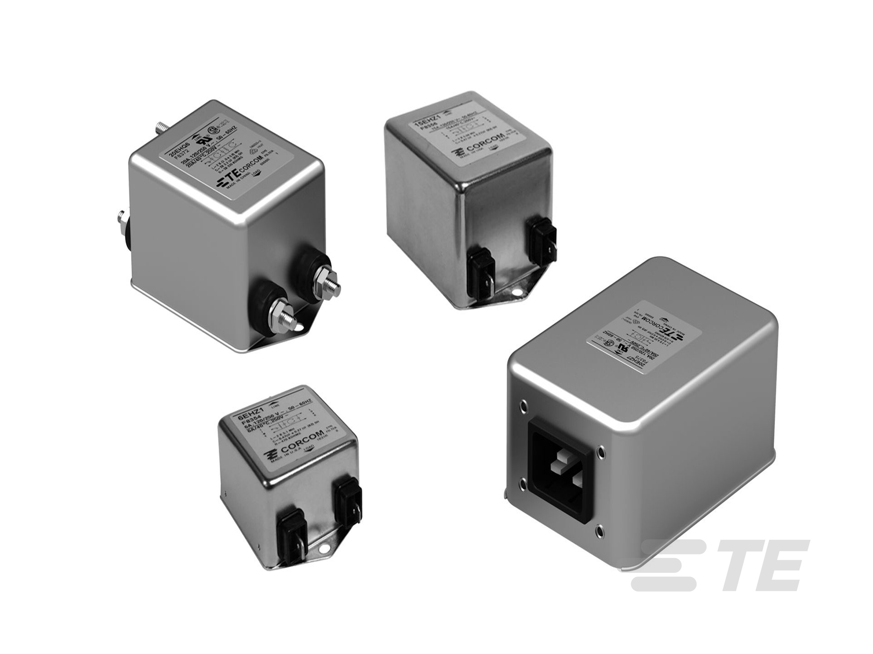 Single Phase Filters Corcom HZ Series-CAT-C8114-H9999