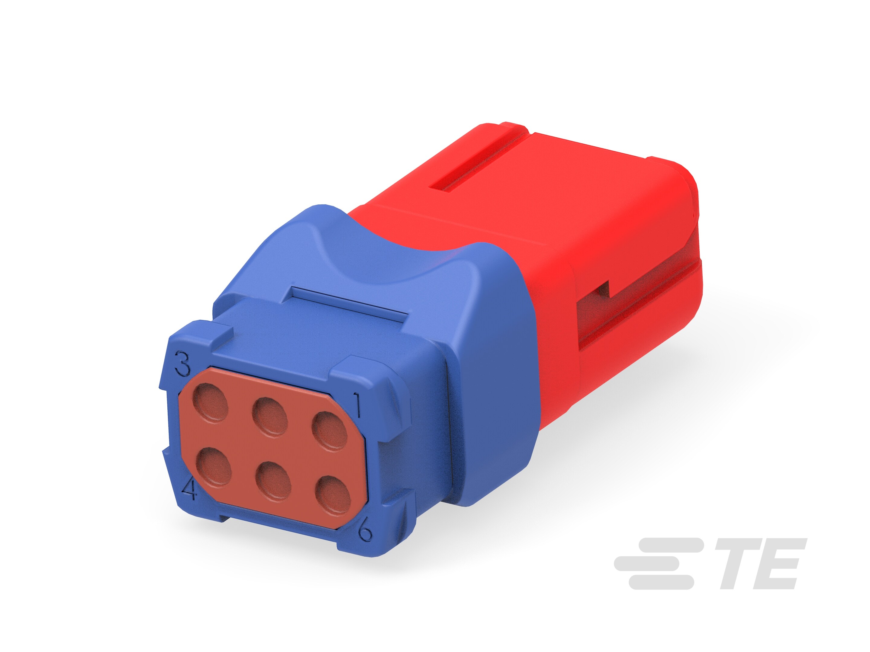 Rectangular Connectors: Harsh 6-Way Receptacle-CAT-D369-HR66