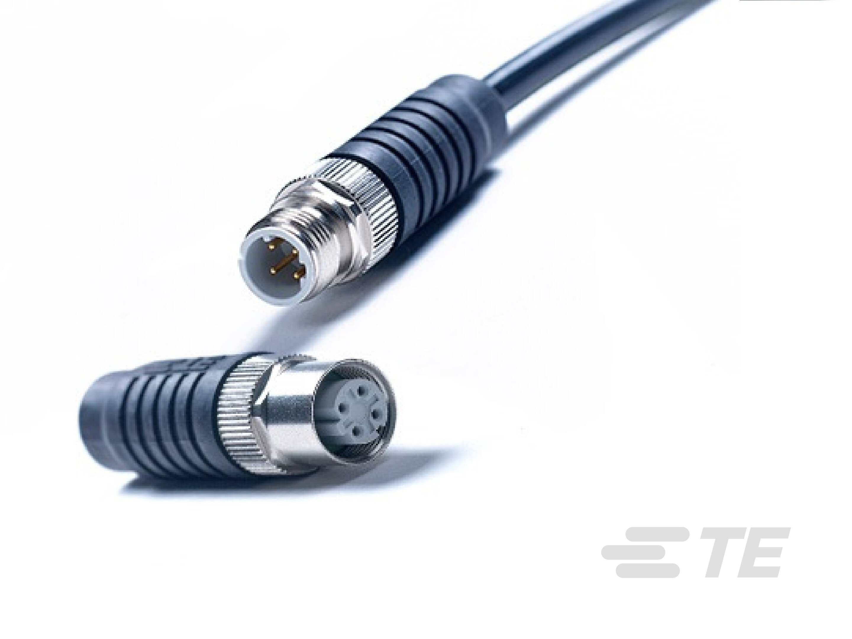 M12 Straight Crimped Strain Relief-CAT-M1-ST814