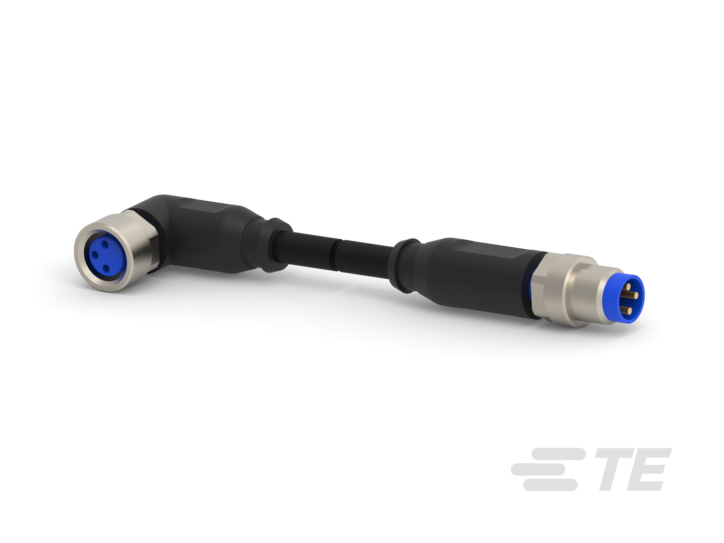 M8 Male Straight to Female LED Double Ended Cable-CAT-SE594-M1O