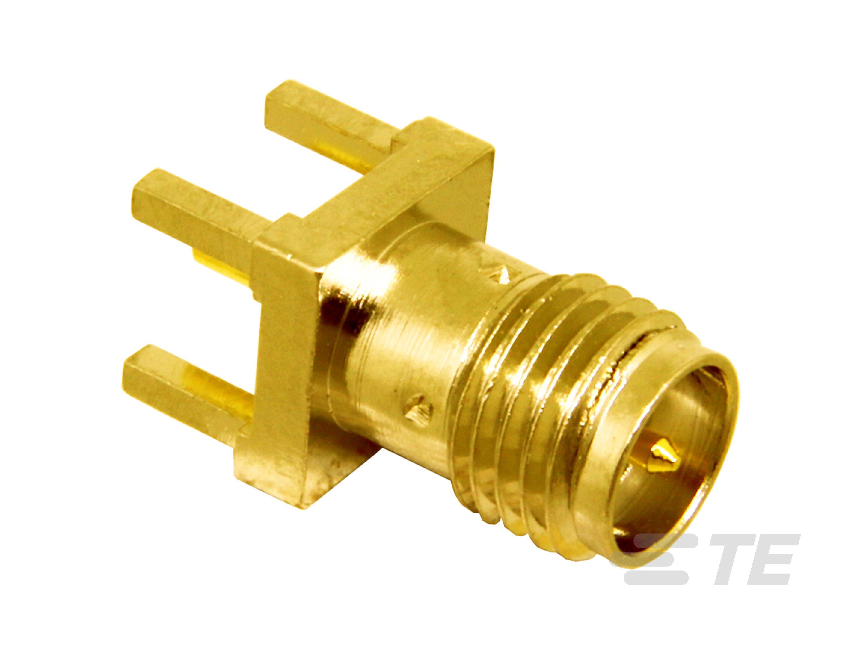RP-SMA Jack 50 Ohm PCB Through Hole-CONREVSMA001-G