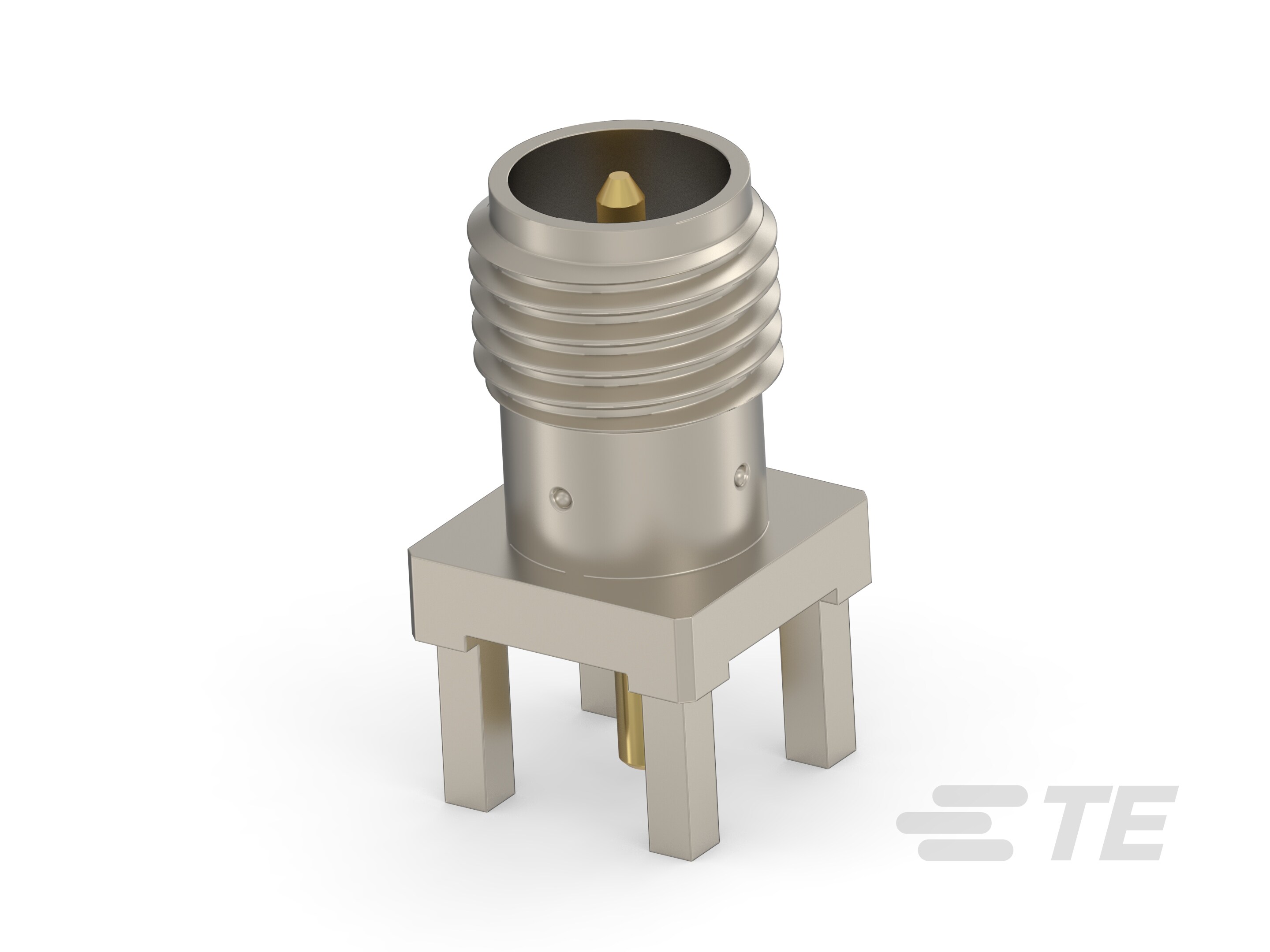 RP-SMA Jack 50 Ohm PCB Through Hole-CONREVSMA001