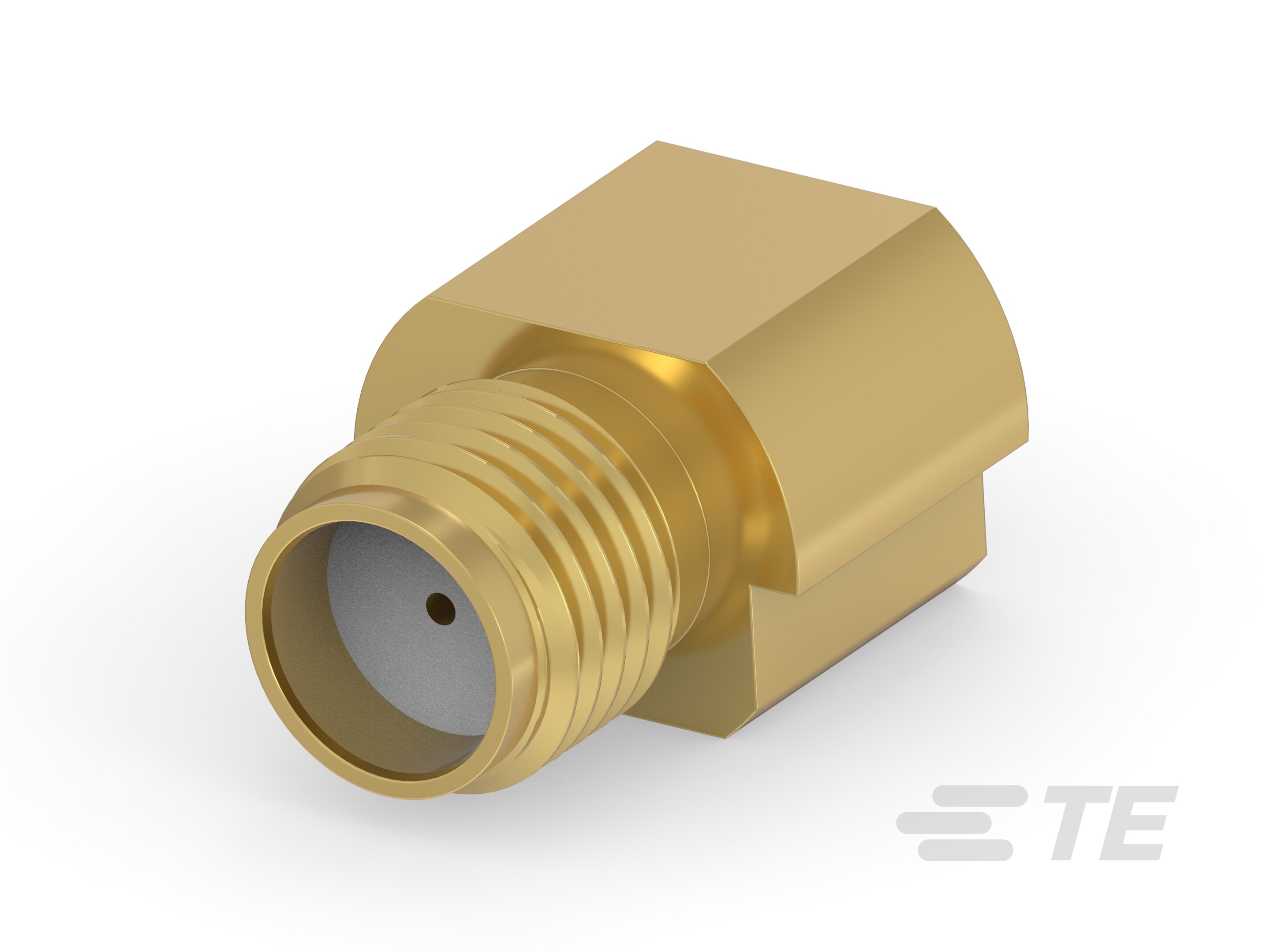 SMA Jack 50 Ohm PCB Edge Mount-CONSMA024-G