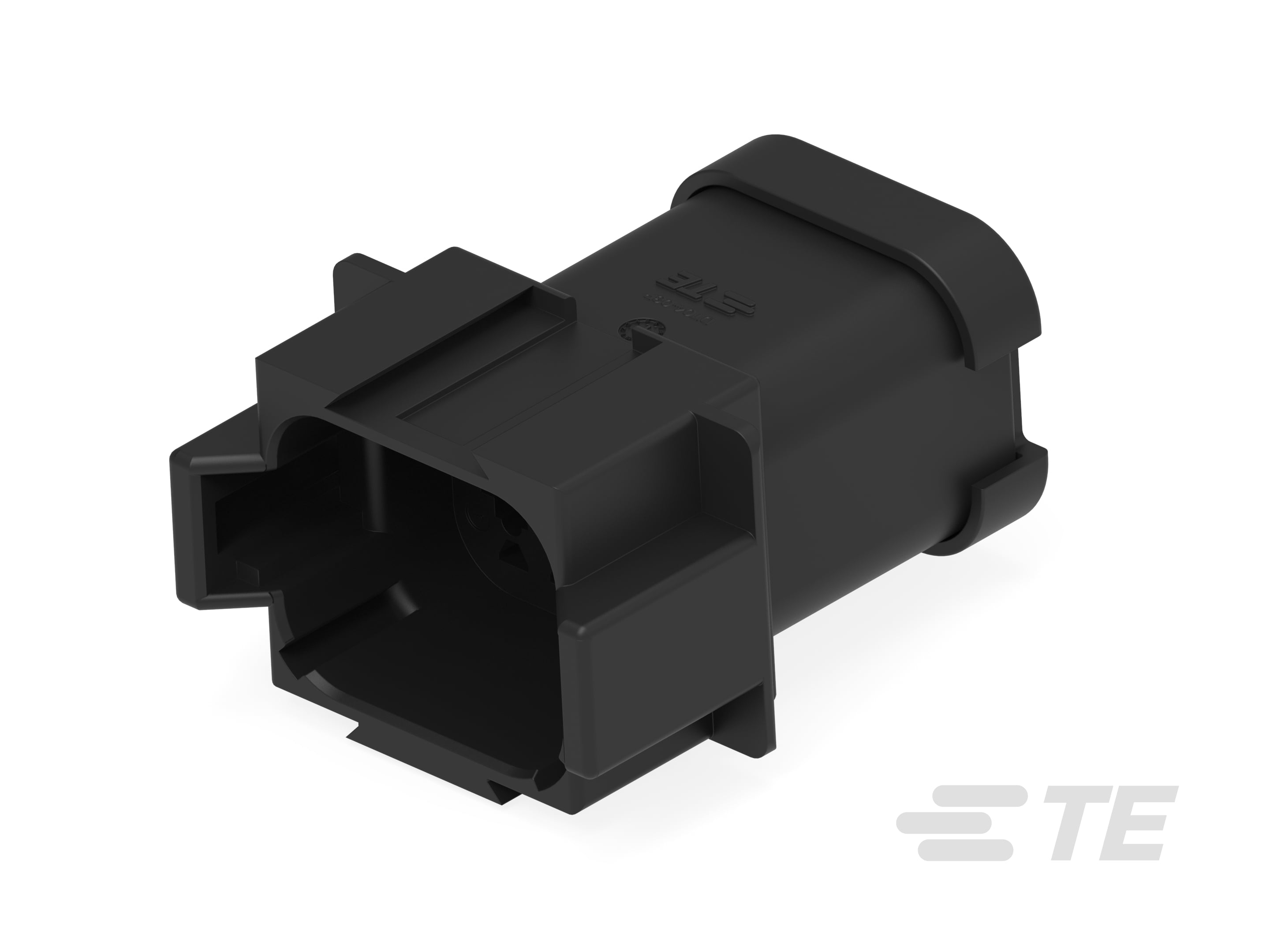 REC, 8P, BLK, N, CAP, A-DT04-08PA-E005
