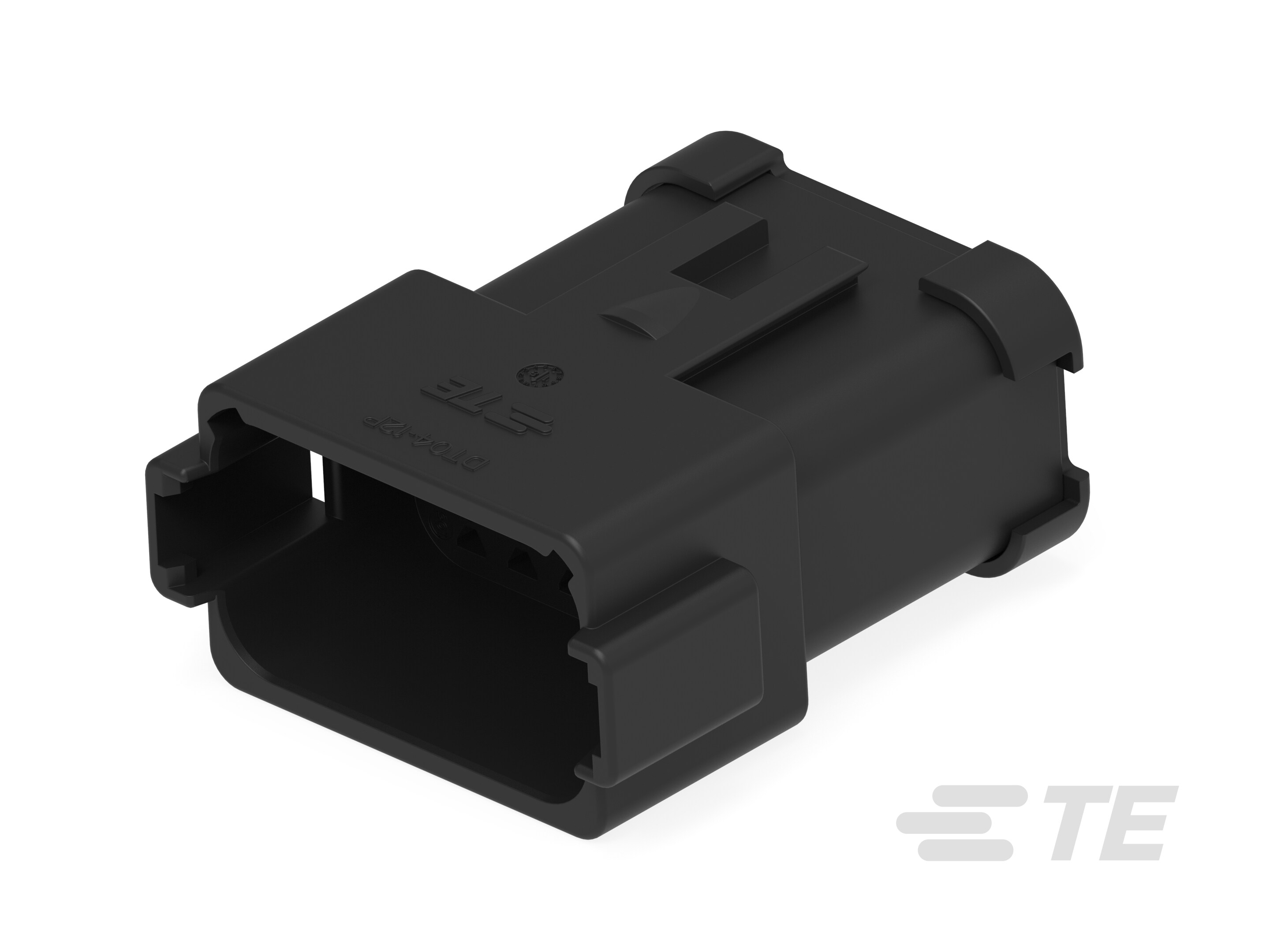 REC, 12P, BLK, E, ENH KEY, CAP, A-DT04-12PA-BE04