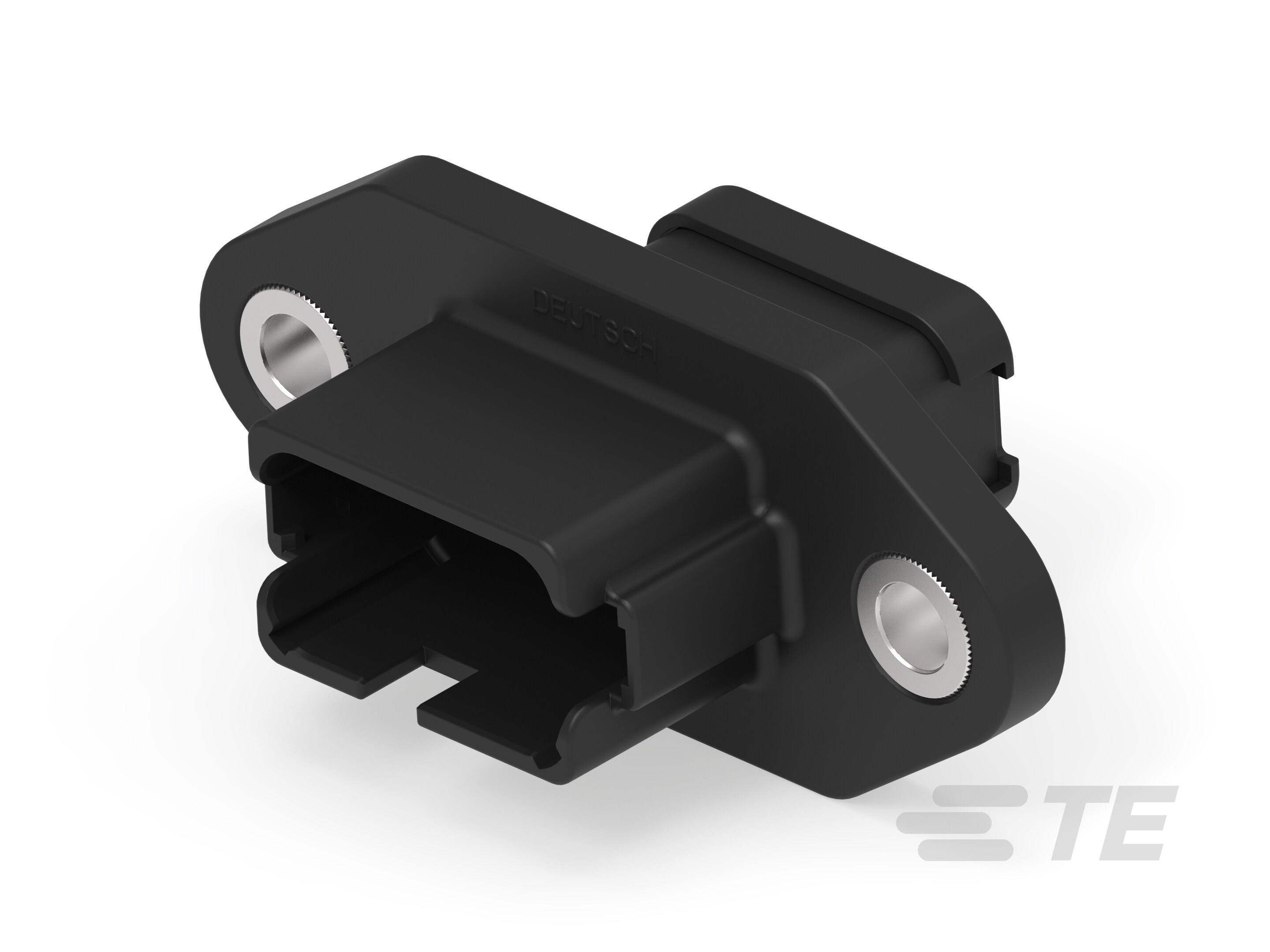 REC, 12P, BLK, E, CAP, FLANGE, A-DT04-12PA-LE24