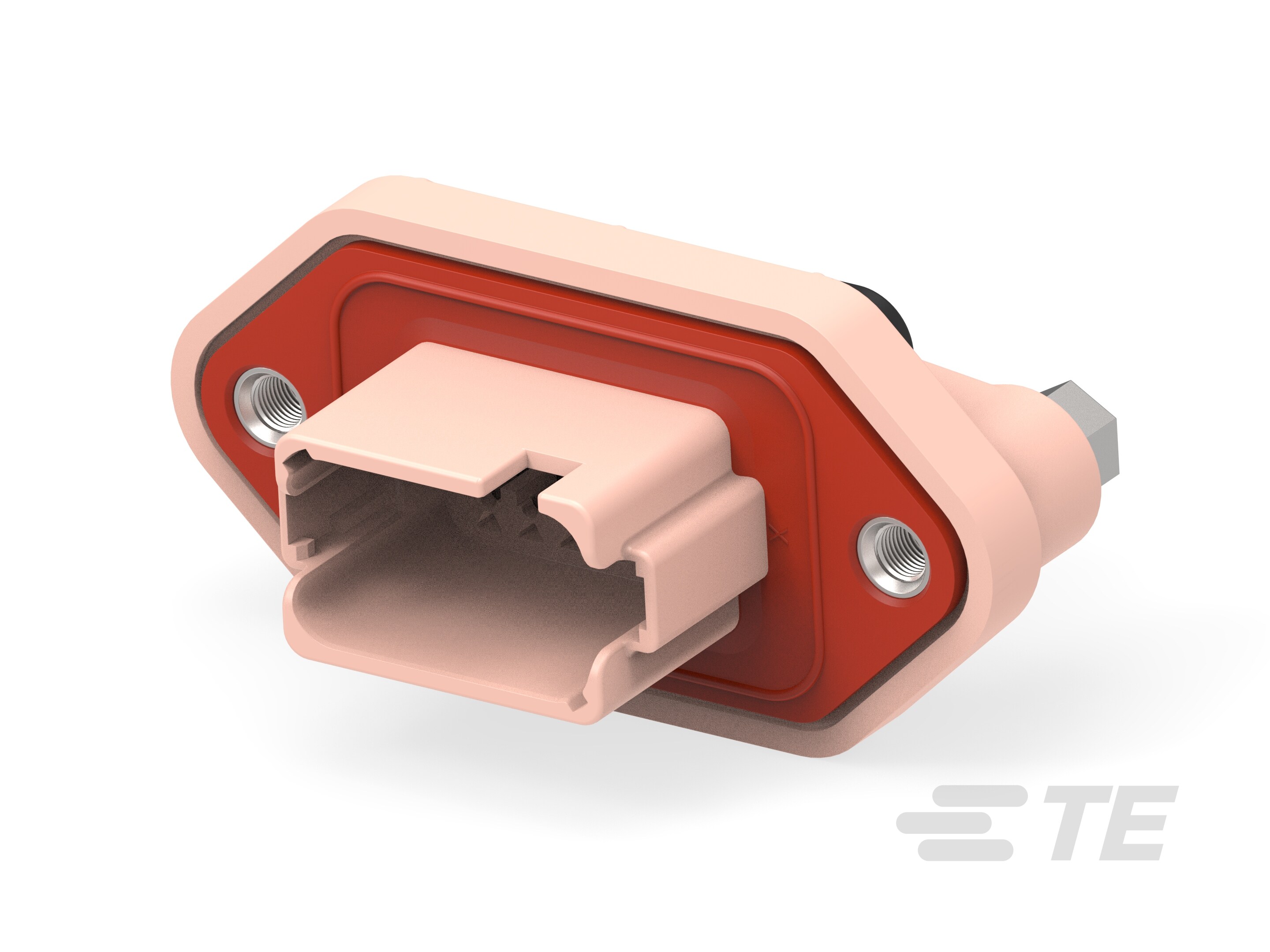 REC, 12P, BRN, E, FLANGE, D-DT04-12PD-LE21