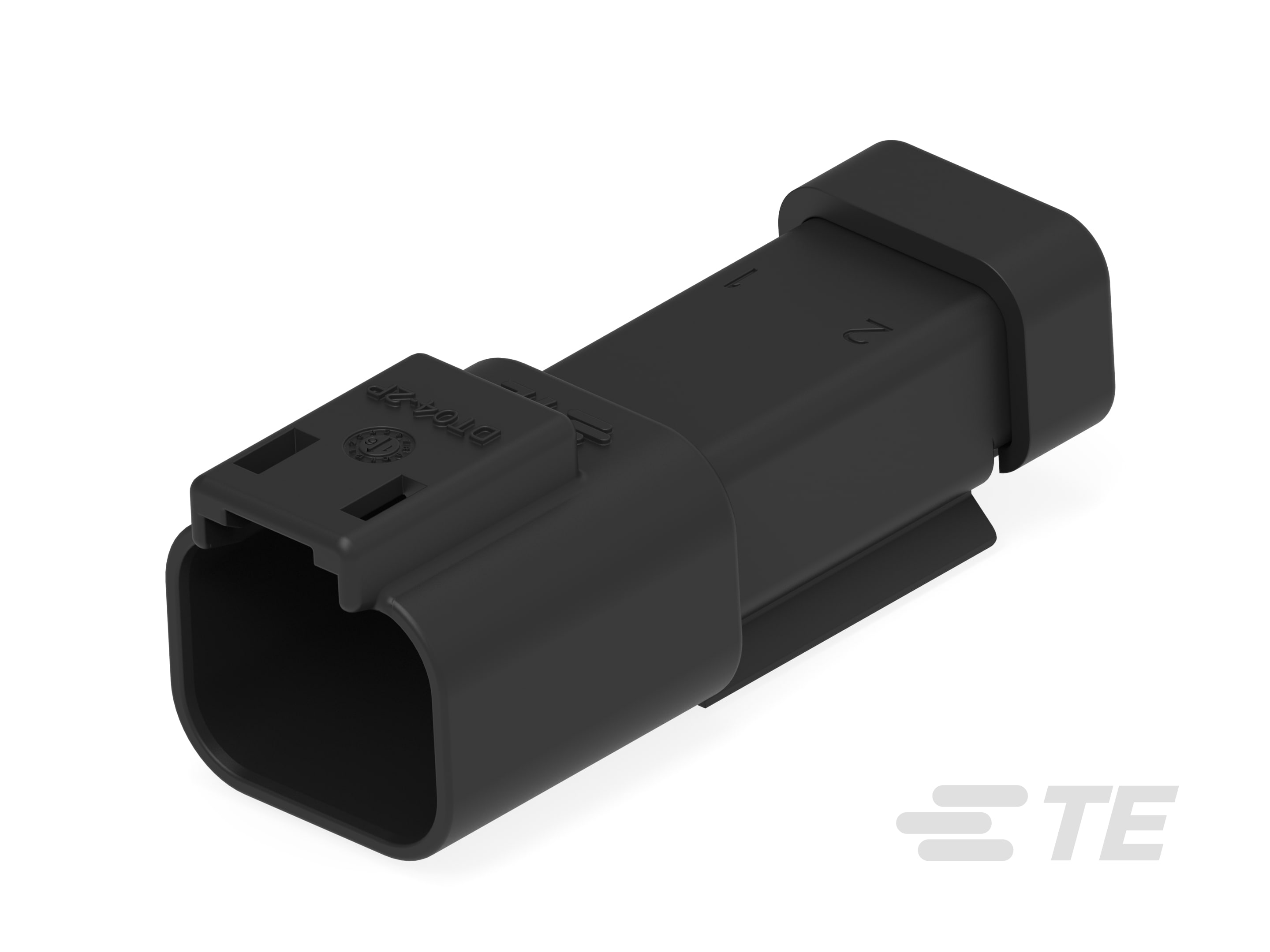 REC, 2P, BLK, N, CAP-DT04-2P-E005