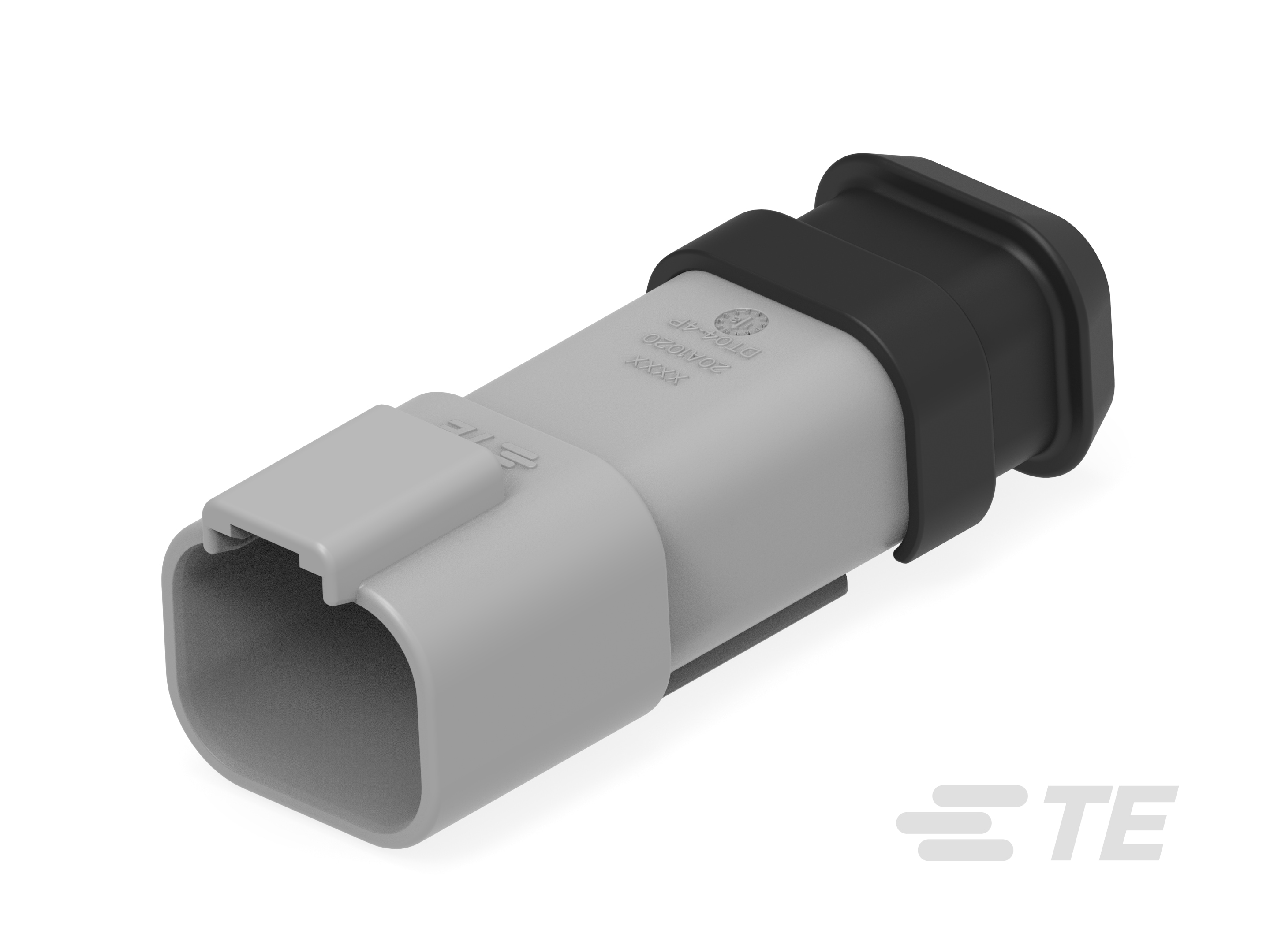 REC, 4P, GRY, E, XCAP-DT04-4P-CE04