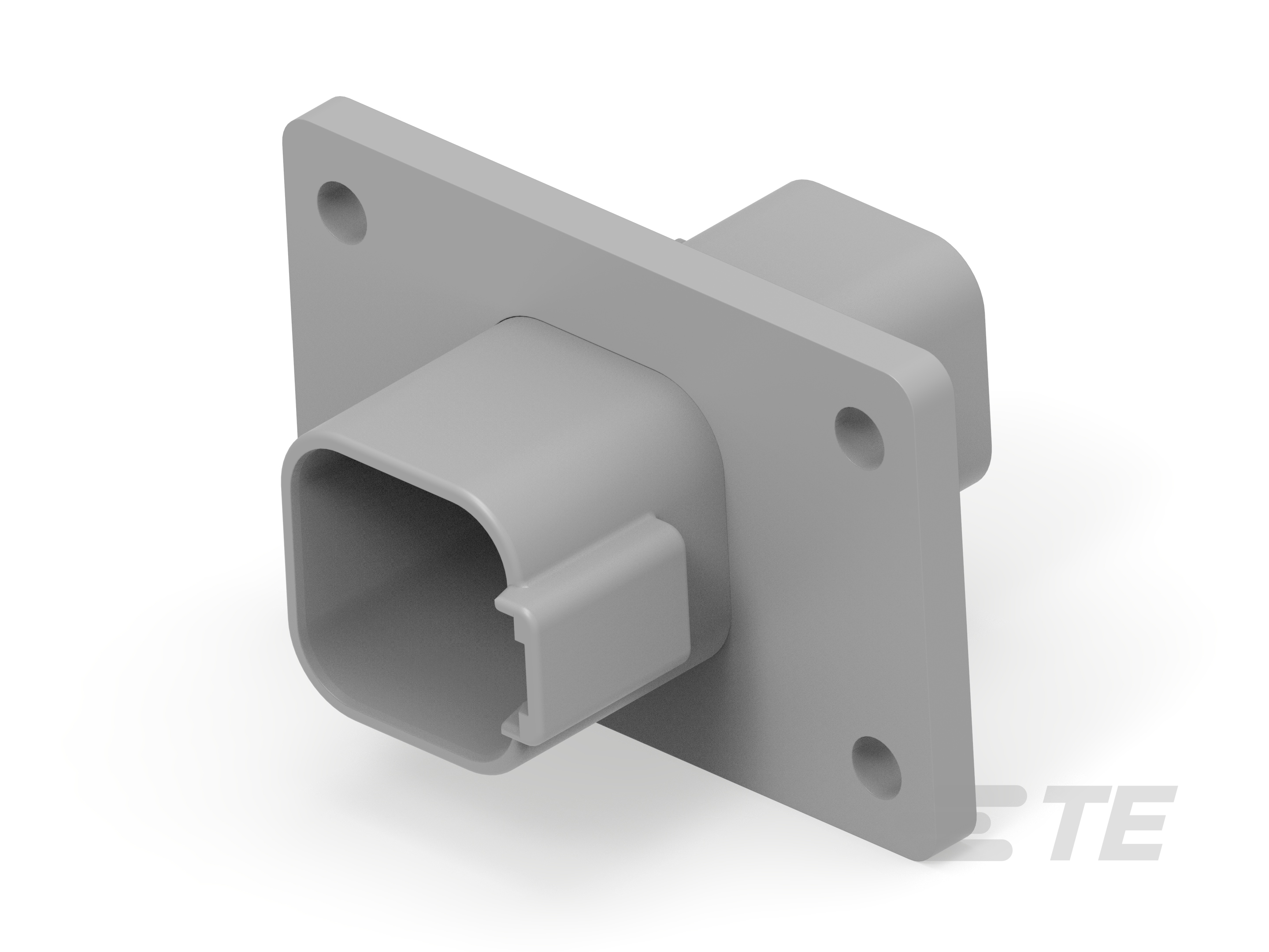 REC, 6P, GRY, N, FLANGE-DT04-6P-L012