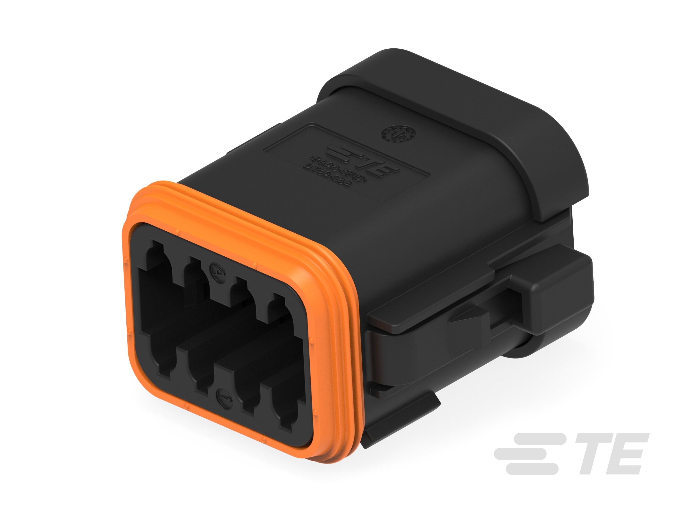 PLG, 8P, BLK, E, CAP, B-DT06-08SB-CE01