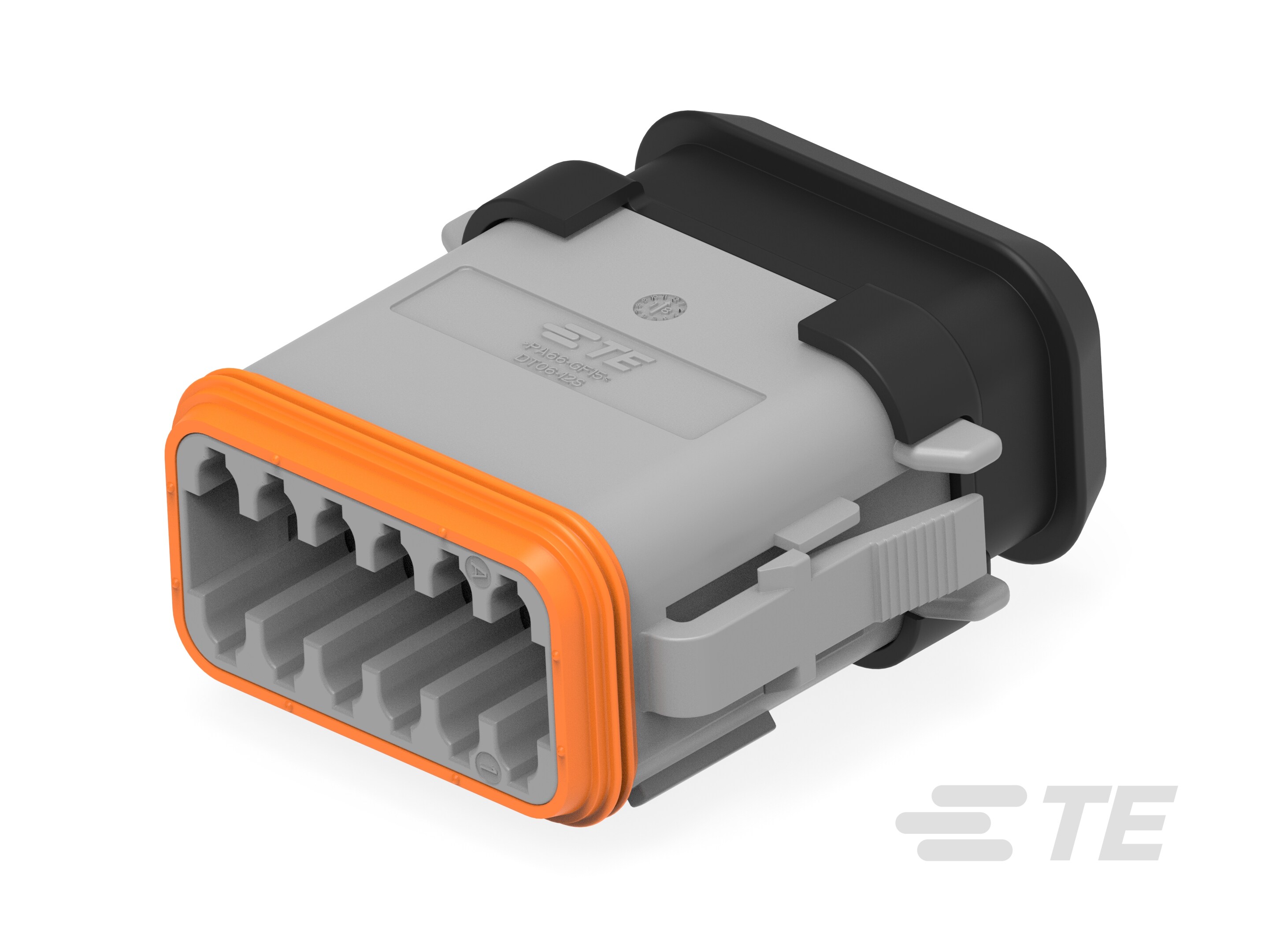 PLG, 12P, GRY, N,SEAL RET,ENH KEY,XCAP,A-DT06-12SA-EP20