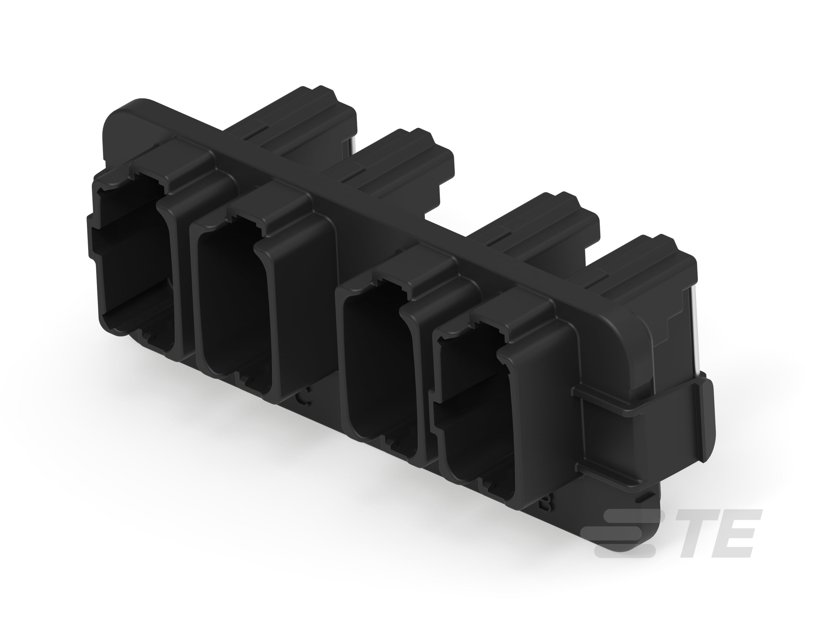 HDR, 24P, BLK, RA EEC, NI/CU, AB-DT13-24PAB-R015