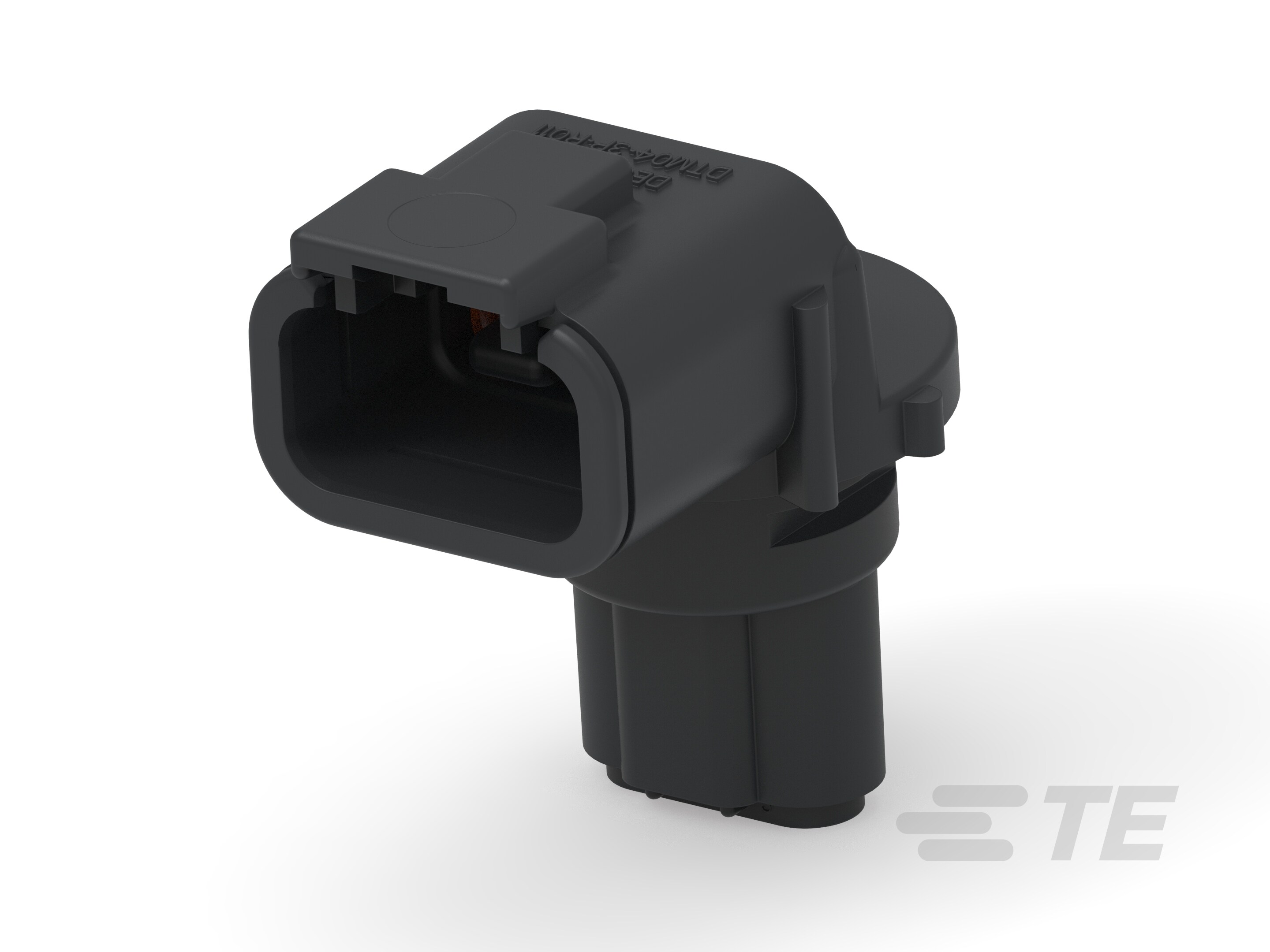 REC, 3P, BLK, 90DEG, PANEL-DTM04-3P-R011