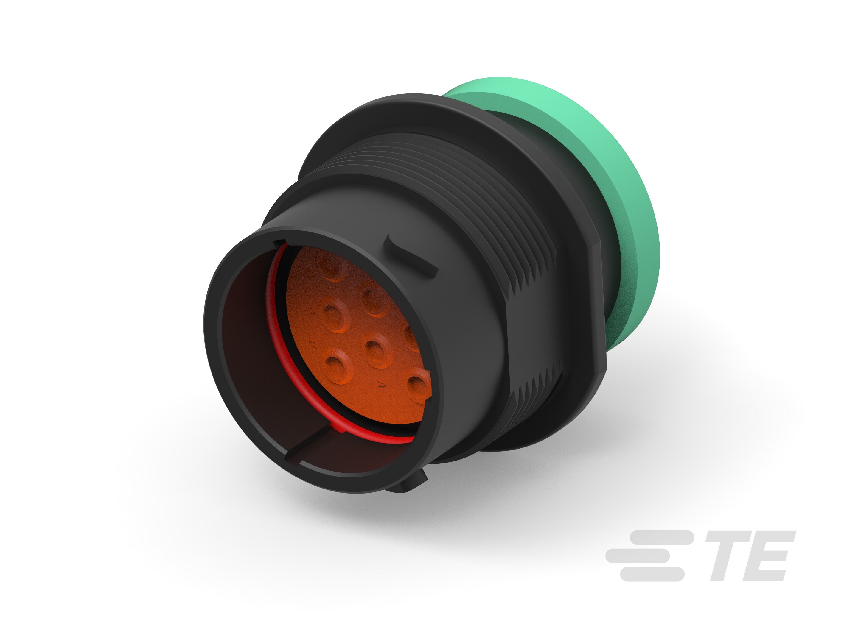 REC, 8P, BLK, N, RNG, 12, P-HDP24-18-8PN-L017