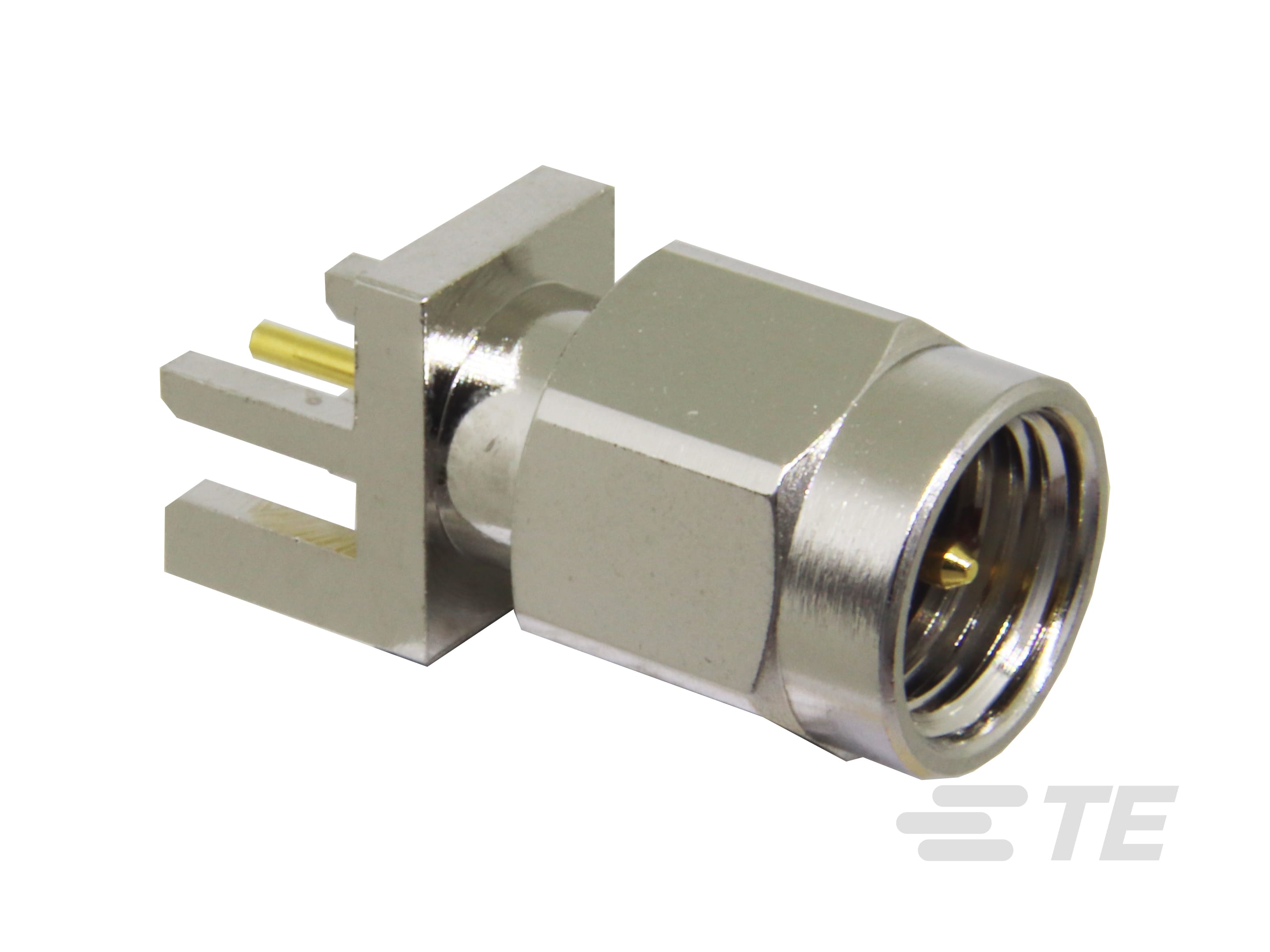 SMA Plug 50 Ohm .062 PCB Edge Mount-L9000275-01