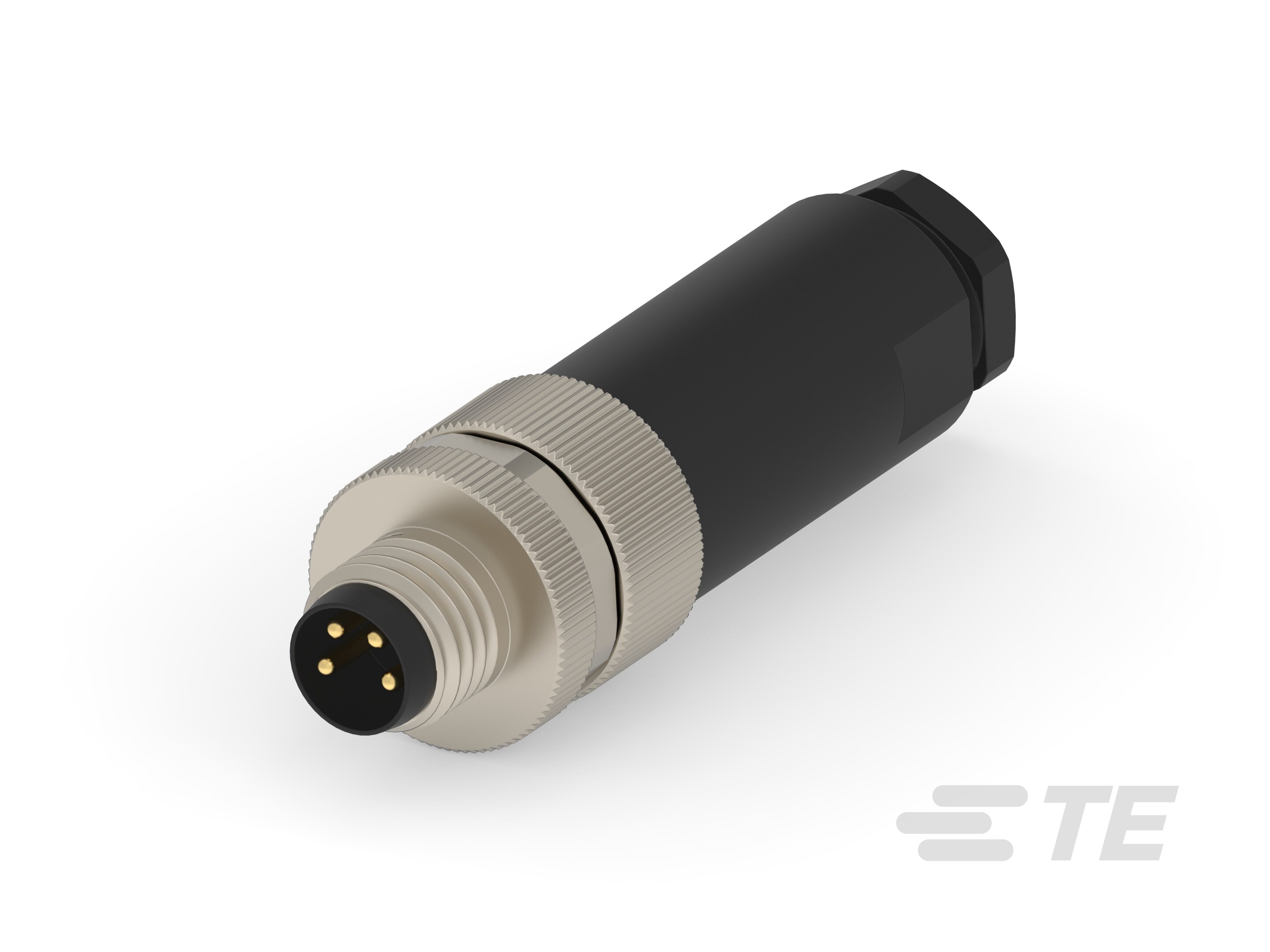 M8,SCREW, MALE,S,UNSHIELD,4P,GOLD-T4011008041-000