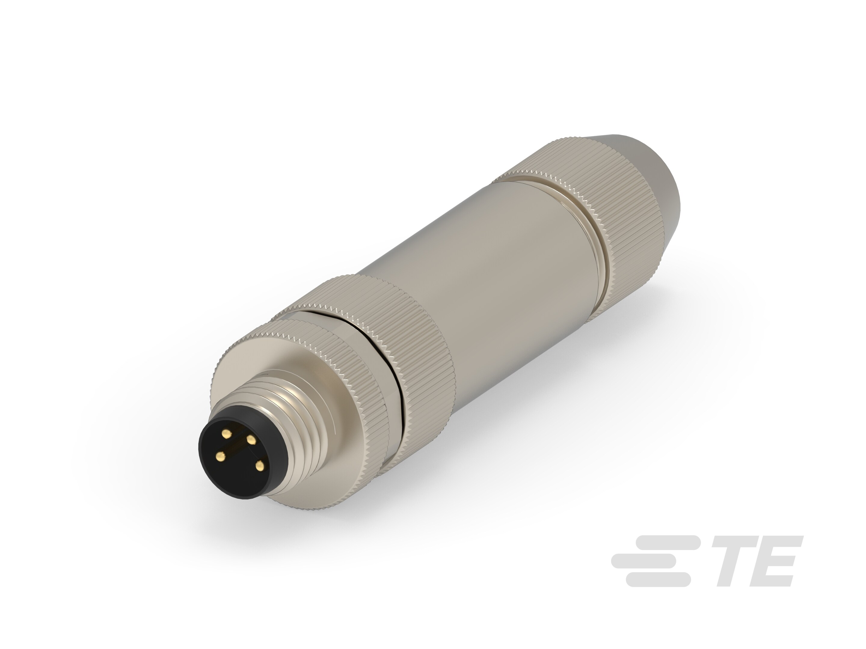 M8,SCREW, MALE,S,SHIELD,4P,GOLD-T4011019041-000