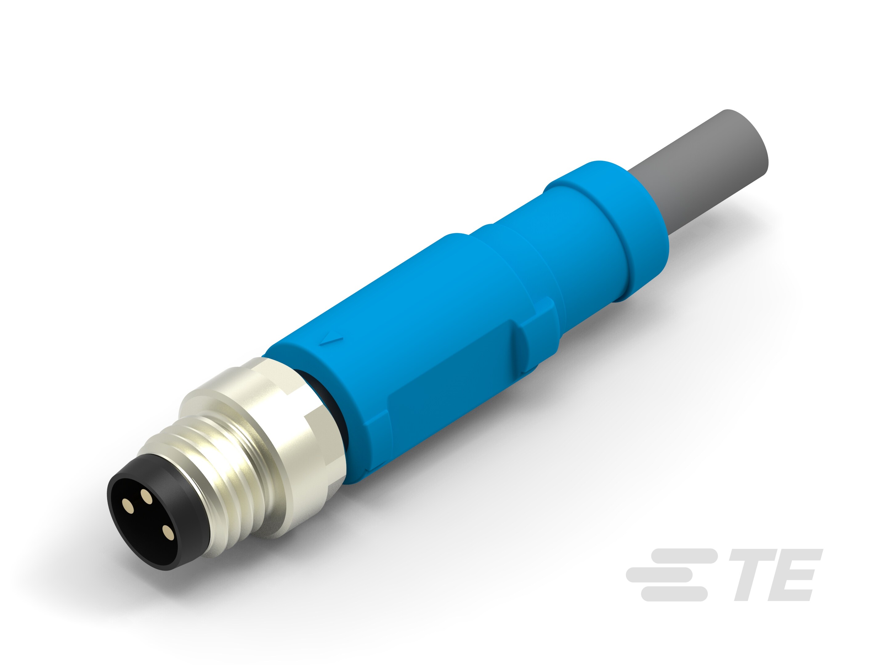 M8 CABLE ST MALE 1.0M 3P PUR CABLE-T4051120003-002