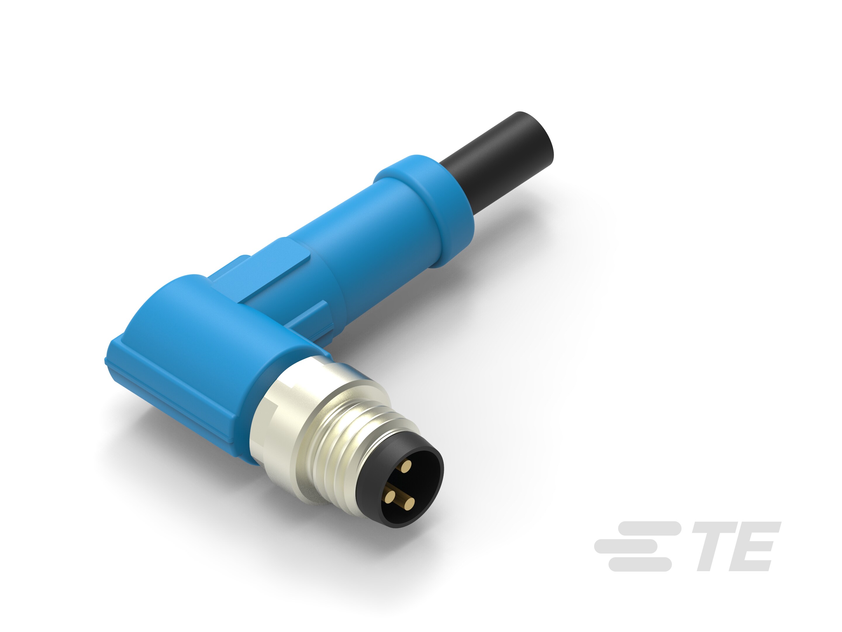 M8 CABLE RA MALE 10M 3P PVC CABLE-T4051210003-007