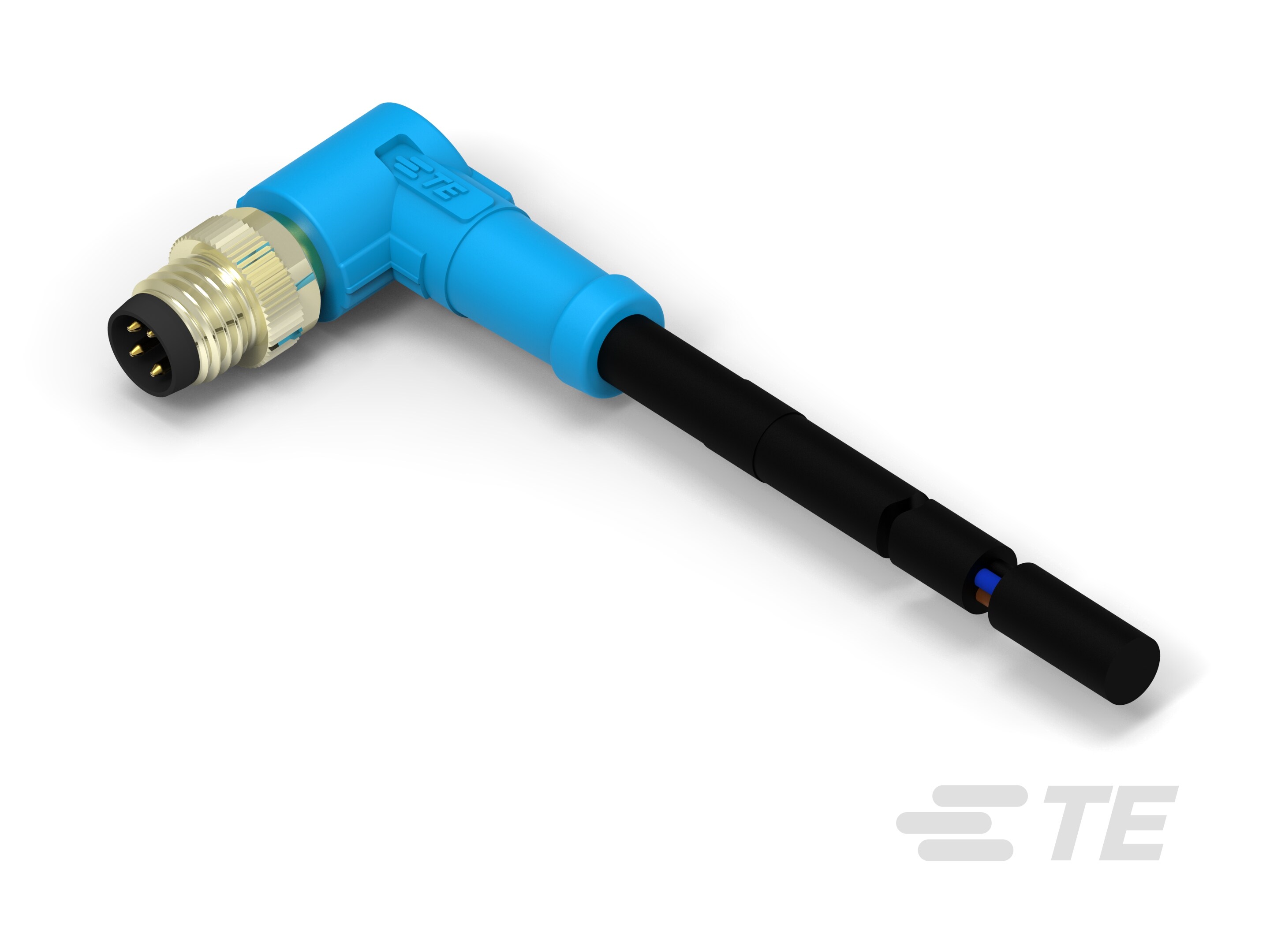 M8 CABLE RA M 7M 4POS PVC CABLE-T4061210004-006