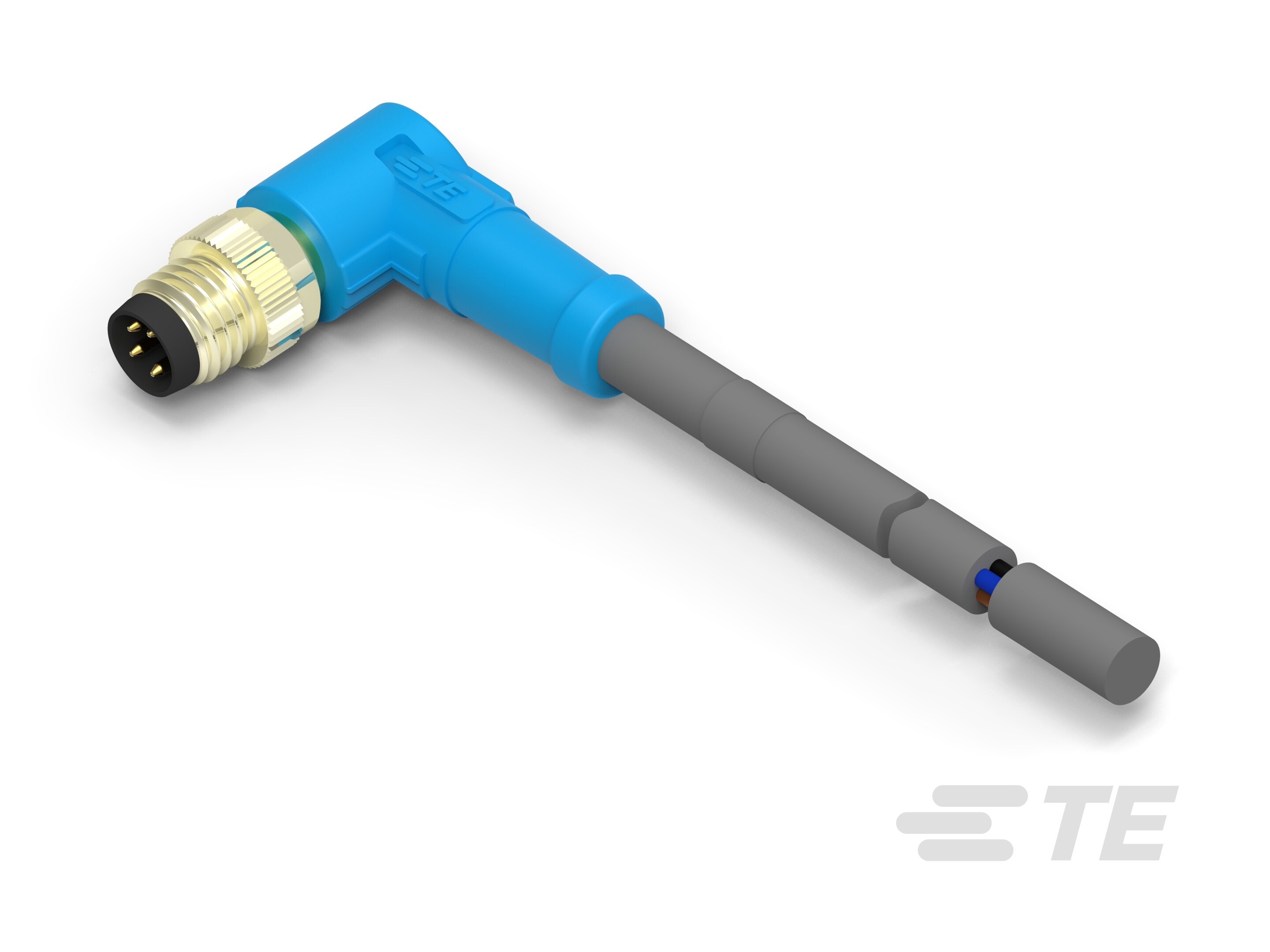 M8 CABLE RA M 7M 4POS PUR CABLE-T4061220004-006