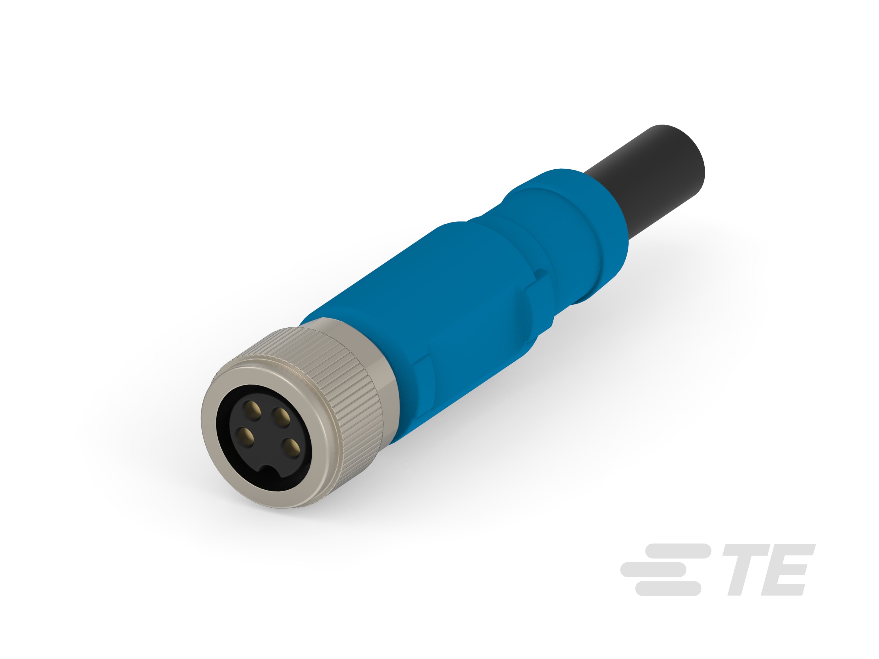 M8 CABLE ST FEMALE 7M 4POS PVC CABLE-T4061310004-006