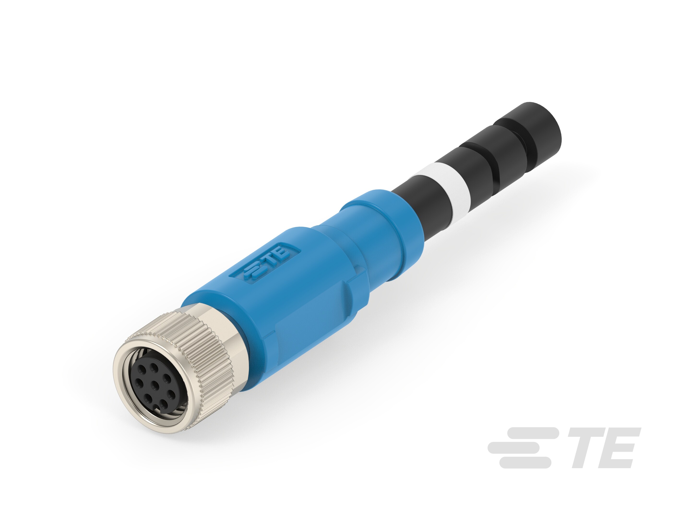 M8 FEMALE CORDSET,8PIN,ST,SH,SO,1.0M-T40613DS008-002