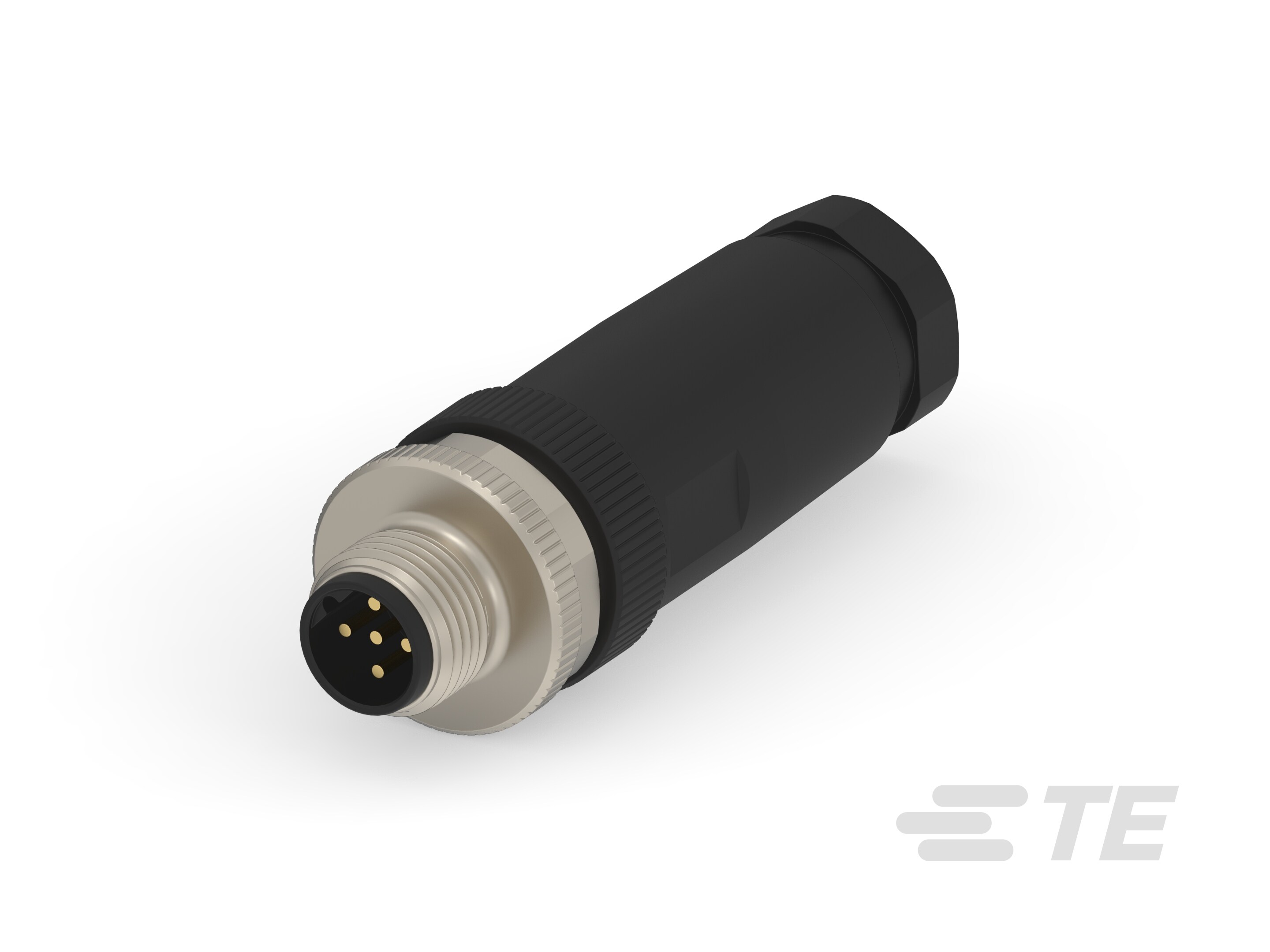M12,MALE,STRAIGHT,B CODE,5P,PG9,GOLD-T4111402051-000
