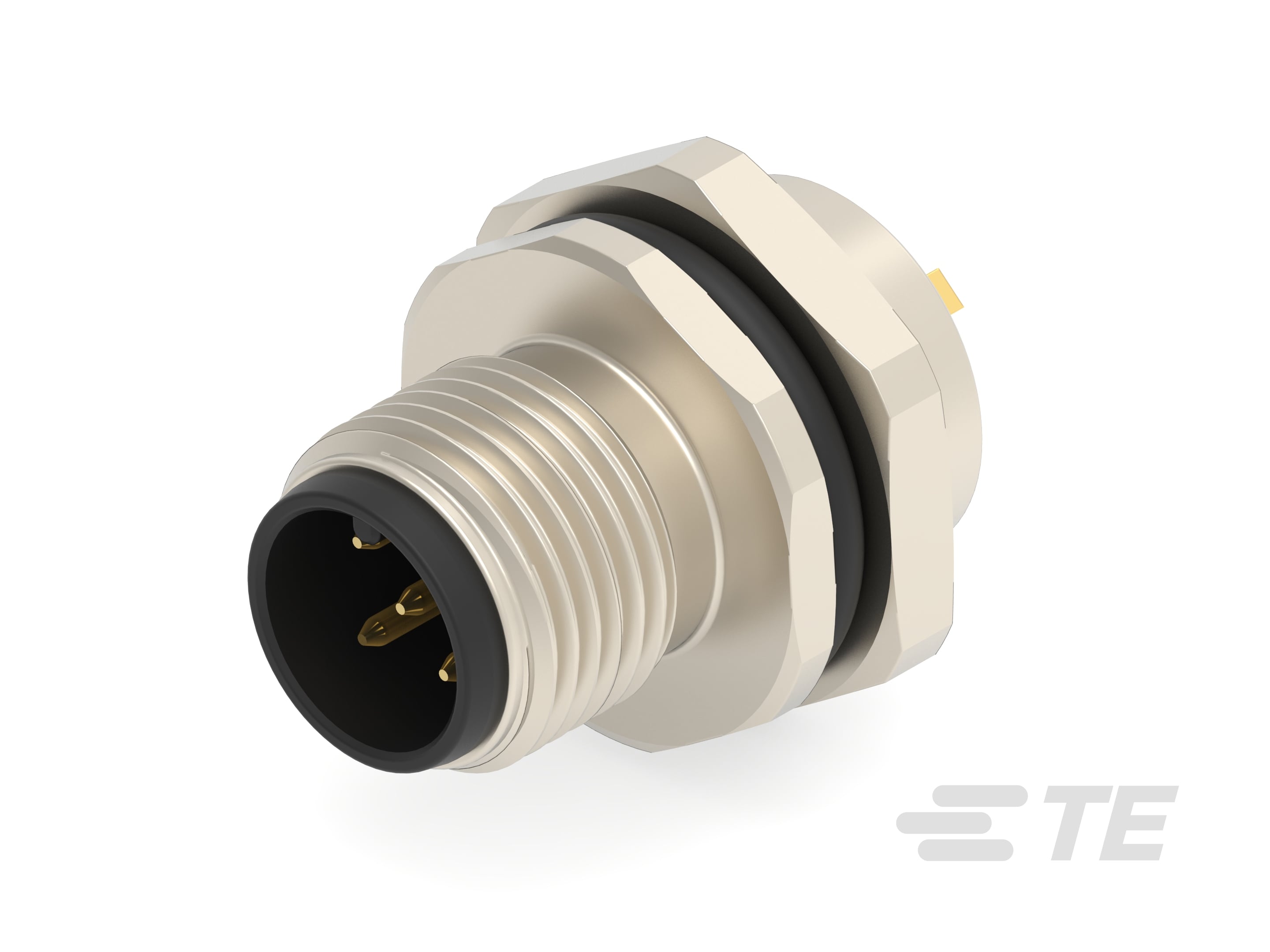 M12,FRONT MOUNT,MALE,A,5P,SOLDER WIRE-T4132012051-000