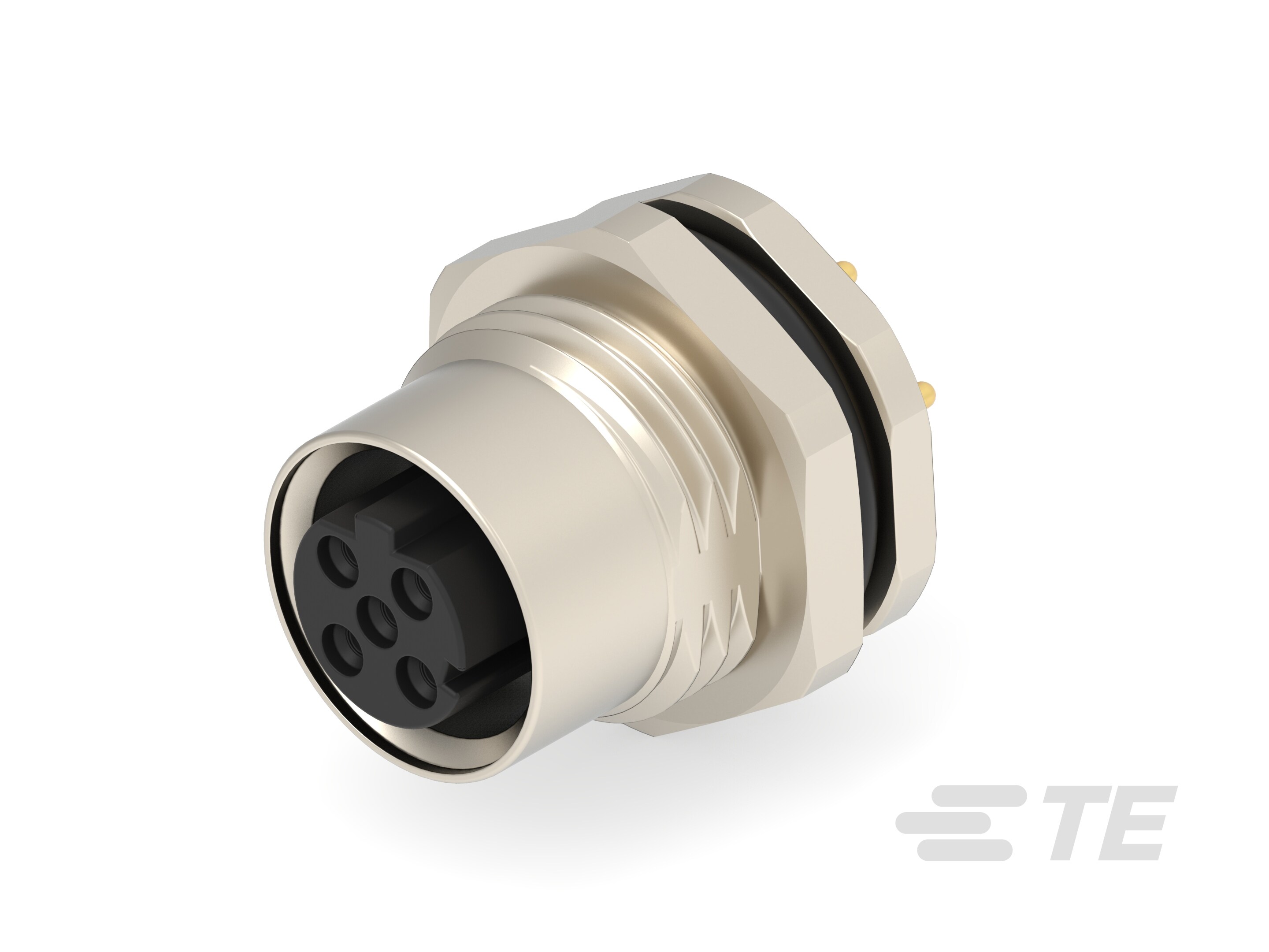 M12,REAR MOUNTING,FEMALE,D CODE,2P-T4141512021-000