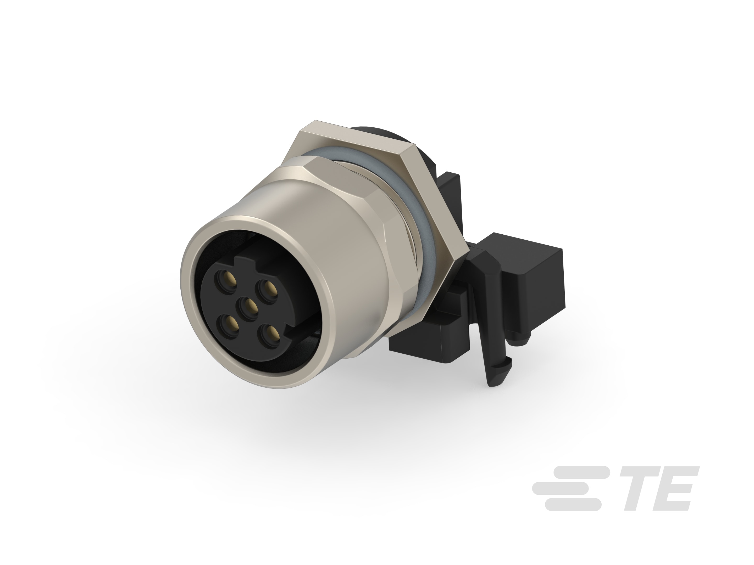 M12 R/A F PNLREAR STAMPED PIN D-CODE 2P-T4145515021-001
