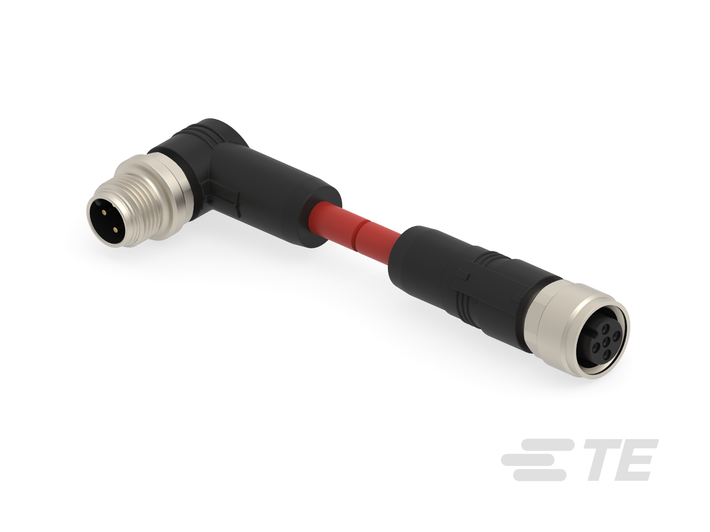 现场总线，CC-Link M12 A 码 4pos DE PVC-CAT-IN287-SI113A