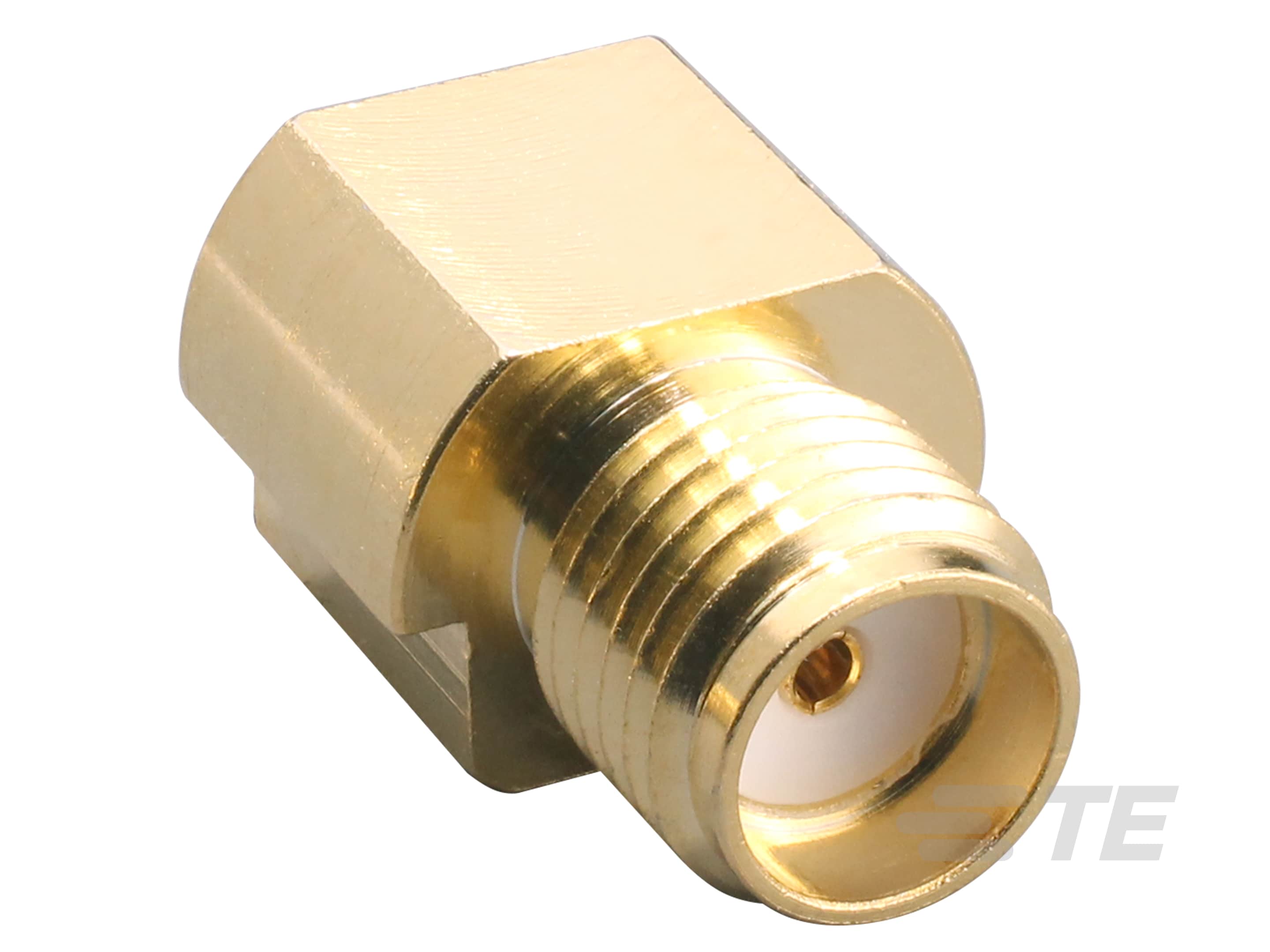 SMA Jack 50 Ohm PCB Edge Mount-CONSMA024-G
