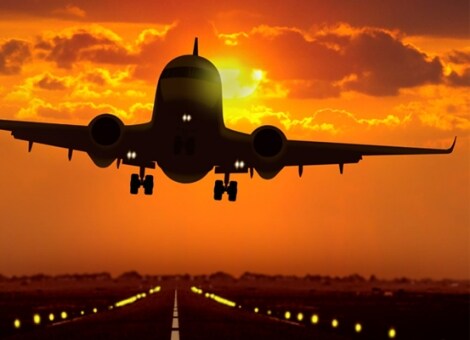 Flugzeugstart 