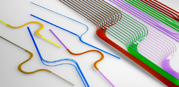 conjuntos de cables flexibles ópticos