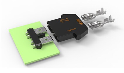 Flacher Steckverbinder