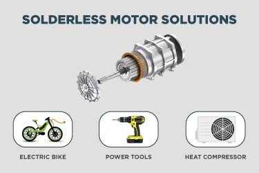 Solutions sans soudure pour fils de cuivre émaillés pour moteurs électriques
