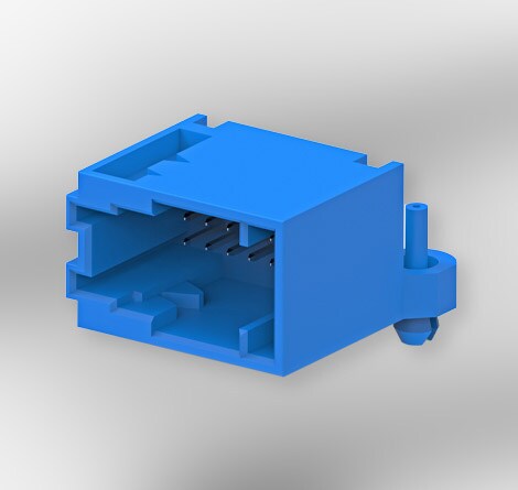 蓝色 MQS PCB 板端连接器