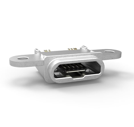 IP68 防水微型 USB 2.0 连接器