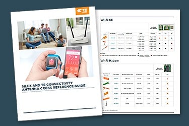 Silex および TE Connectivity アンテナ