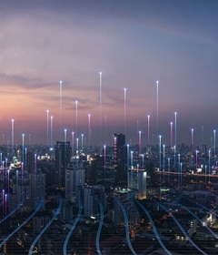 物联网 (IoT) 技术助力智慧城市实现先进连接。