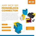 AMP MCP 18P 单体连接器信息图