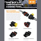 AMP MCP 9.5 两位连接器图表