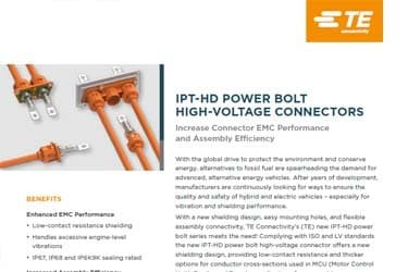 IPT HD Power Bolt 高压连接器